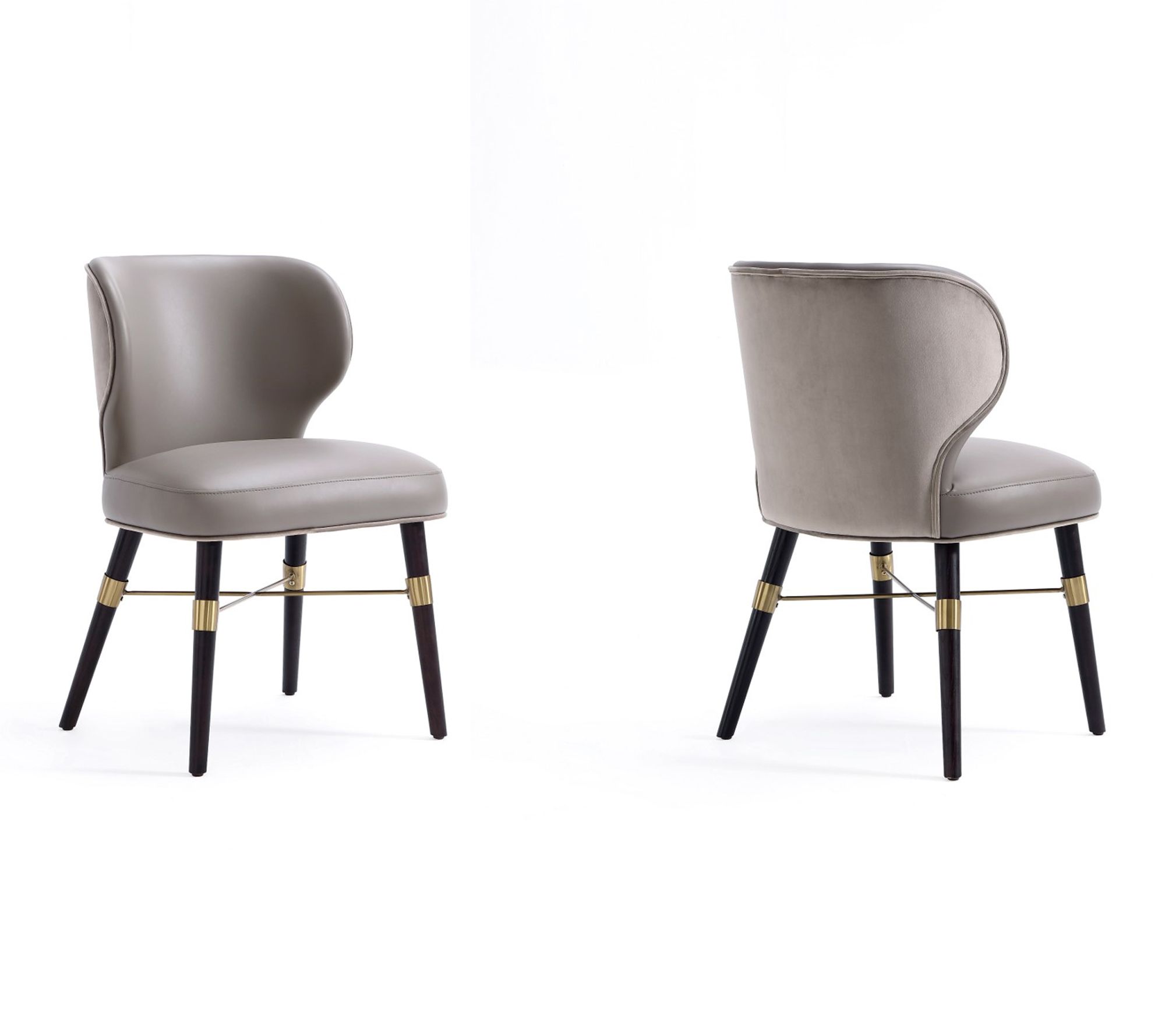 Manhattan Comfort Strine Upholstered Dining Chair - Set of 2