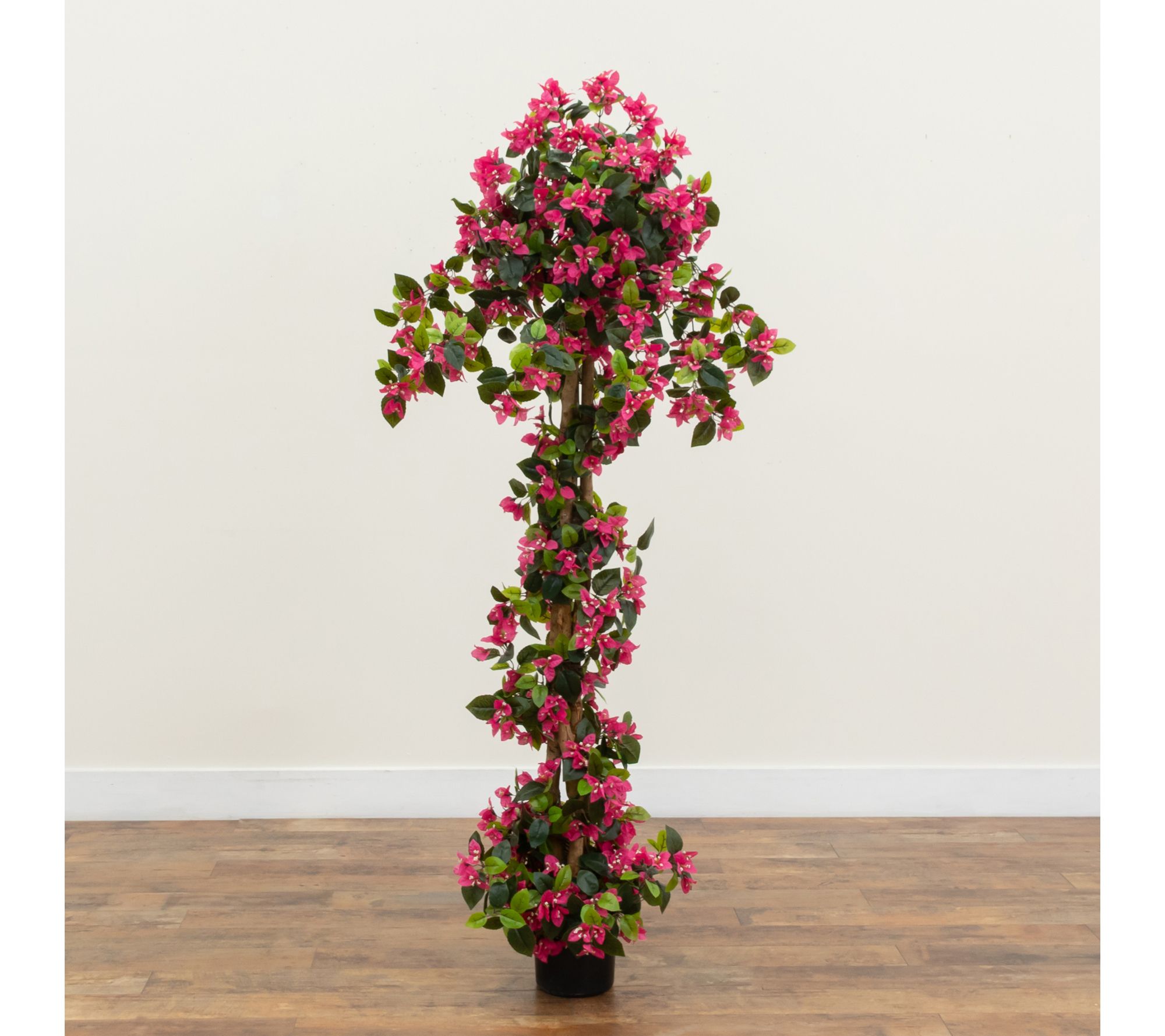 Nearly Natural 6-ft UV Resistant Spiral Bougainvillea Tree