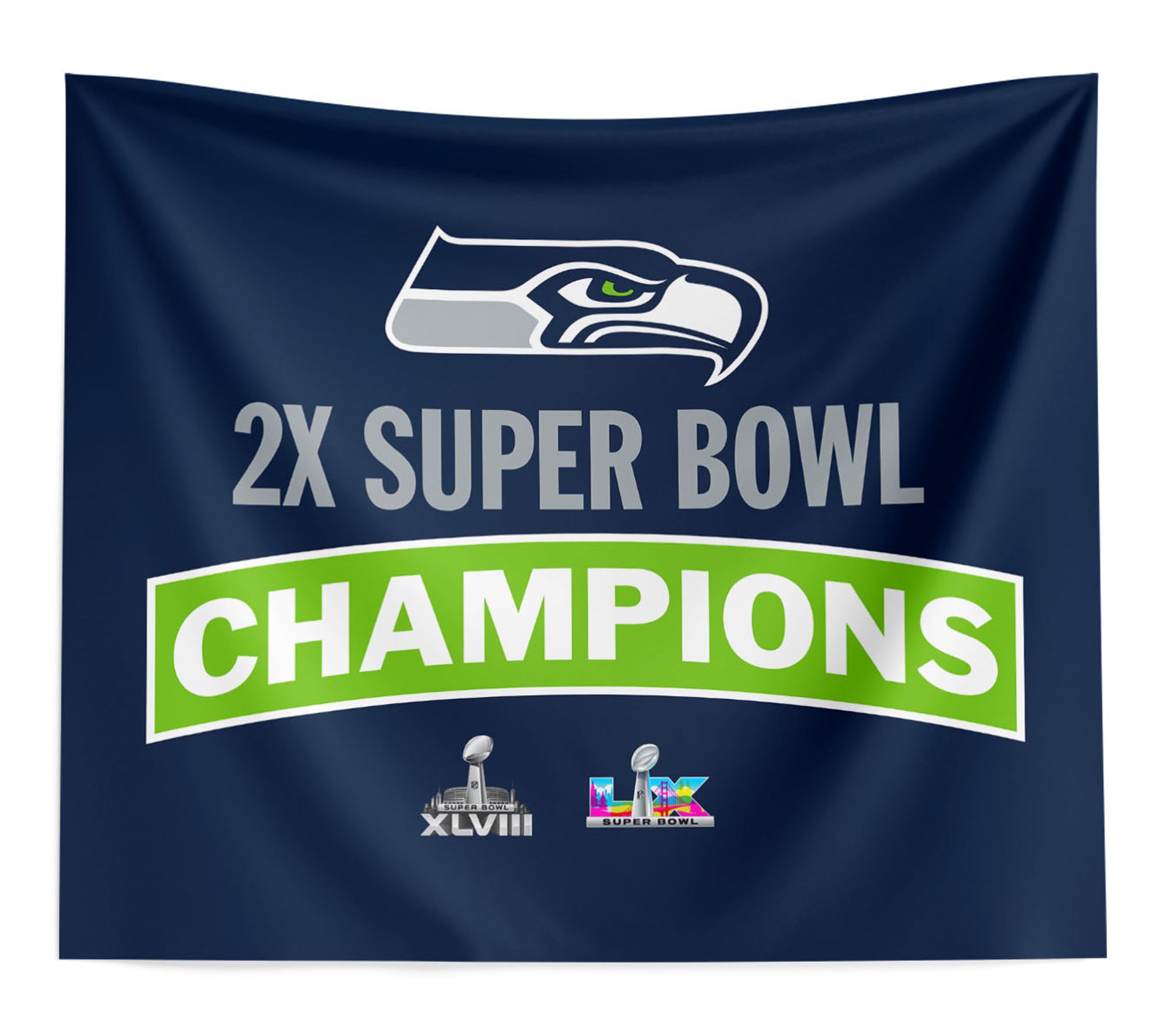 Northwest Super Bowl 2026 Seahawks Champs 34x40Tapestry