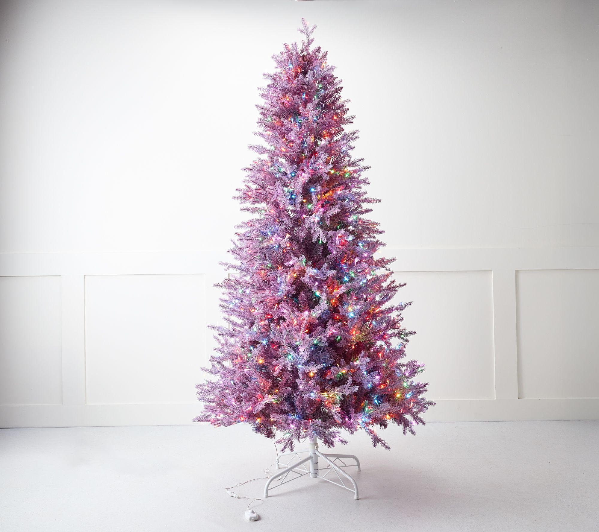 8.5' Frasier Frasier Fir Tree with Color Flip LEDs by Kim Gravel