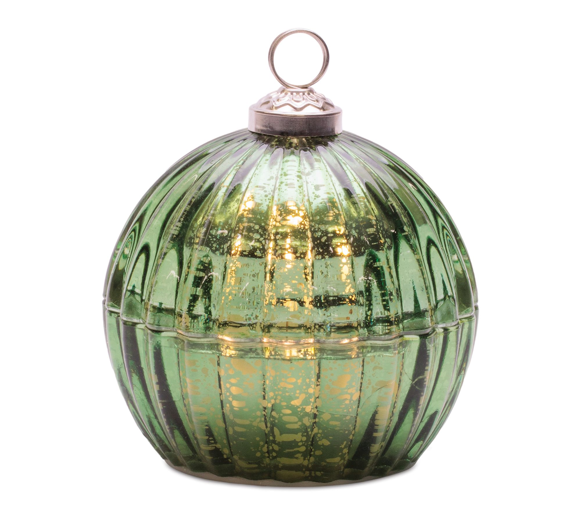 Melrose LED Candle Ornament 4"D