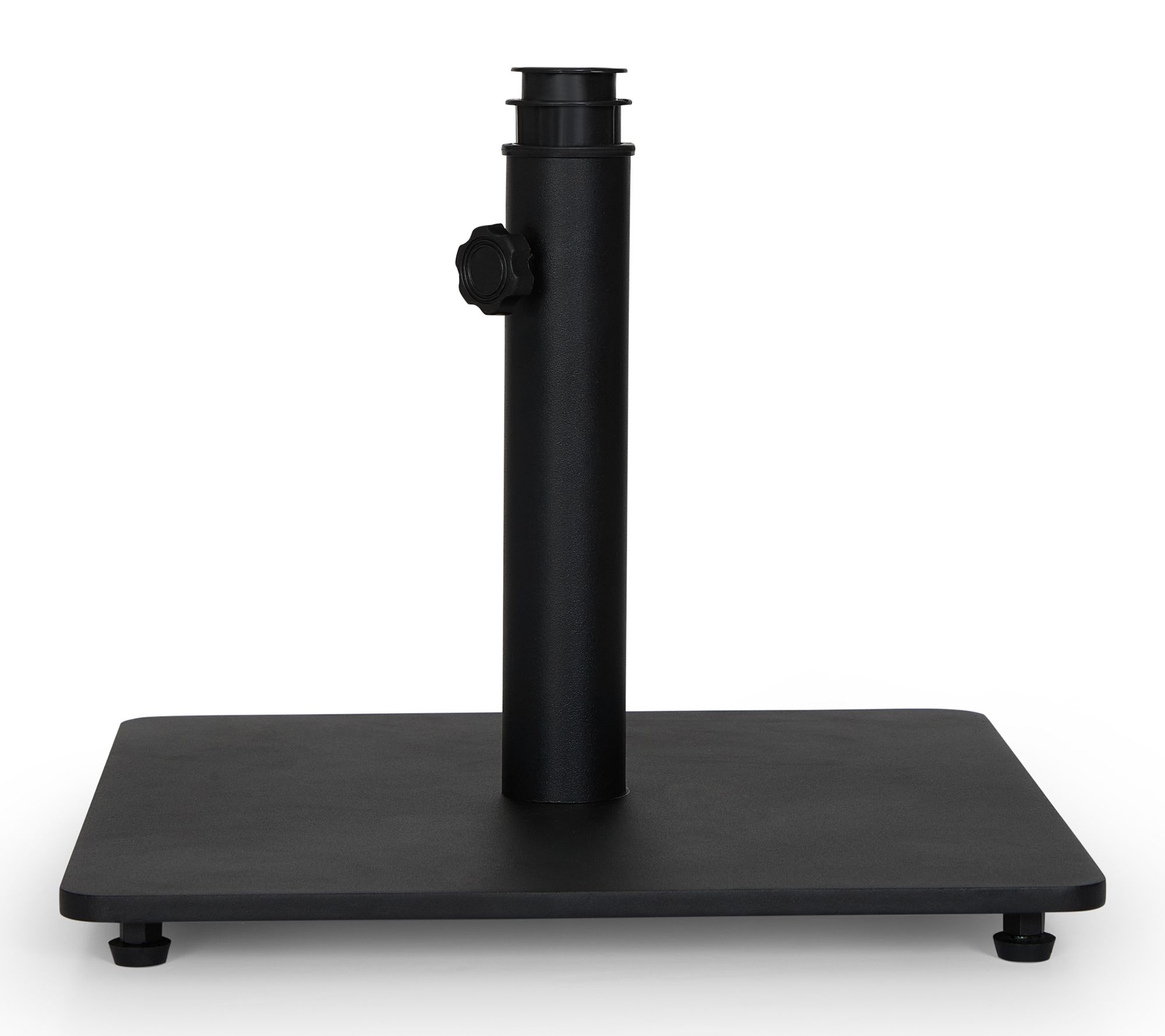 Backyard Expressions 25lb Steel Umbrella Base Stand, Black