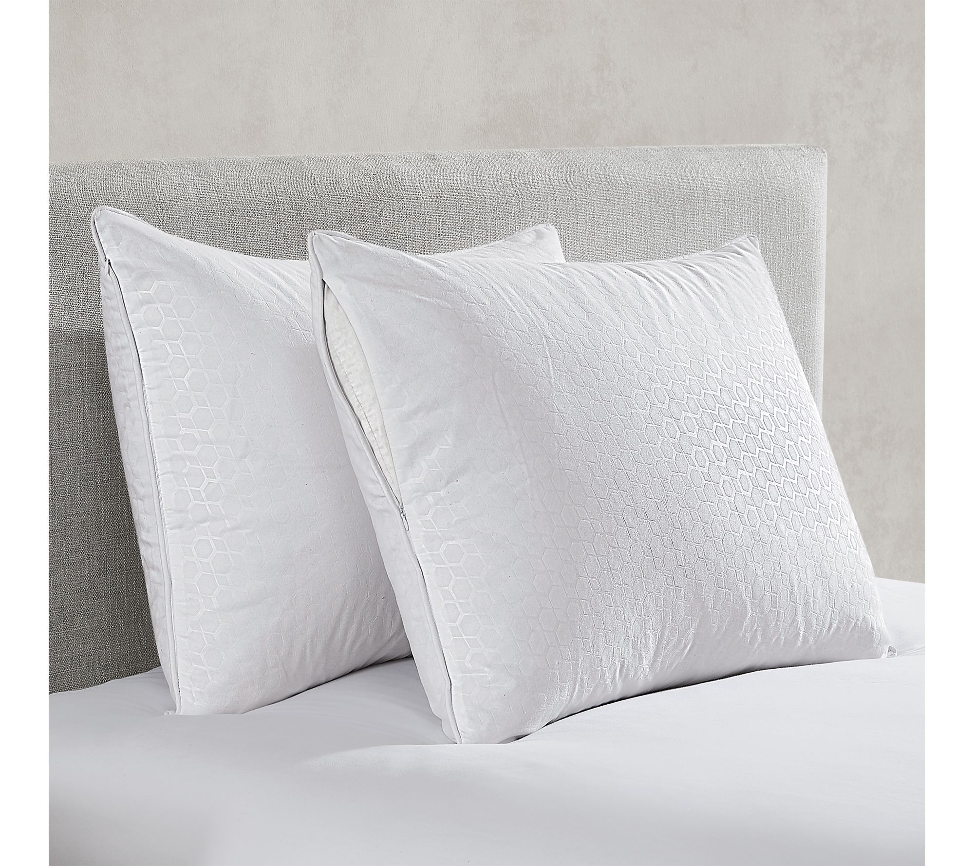 Sleep Advantage Nanobionic Embossed Std Pillow Protector Pair