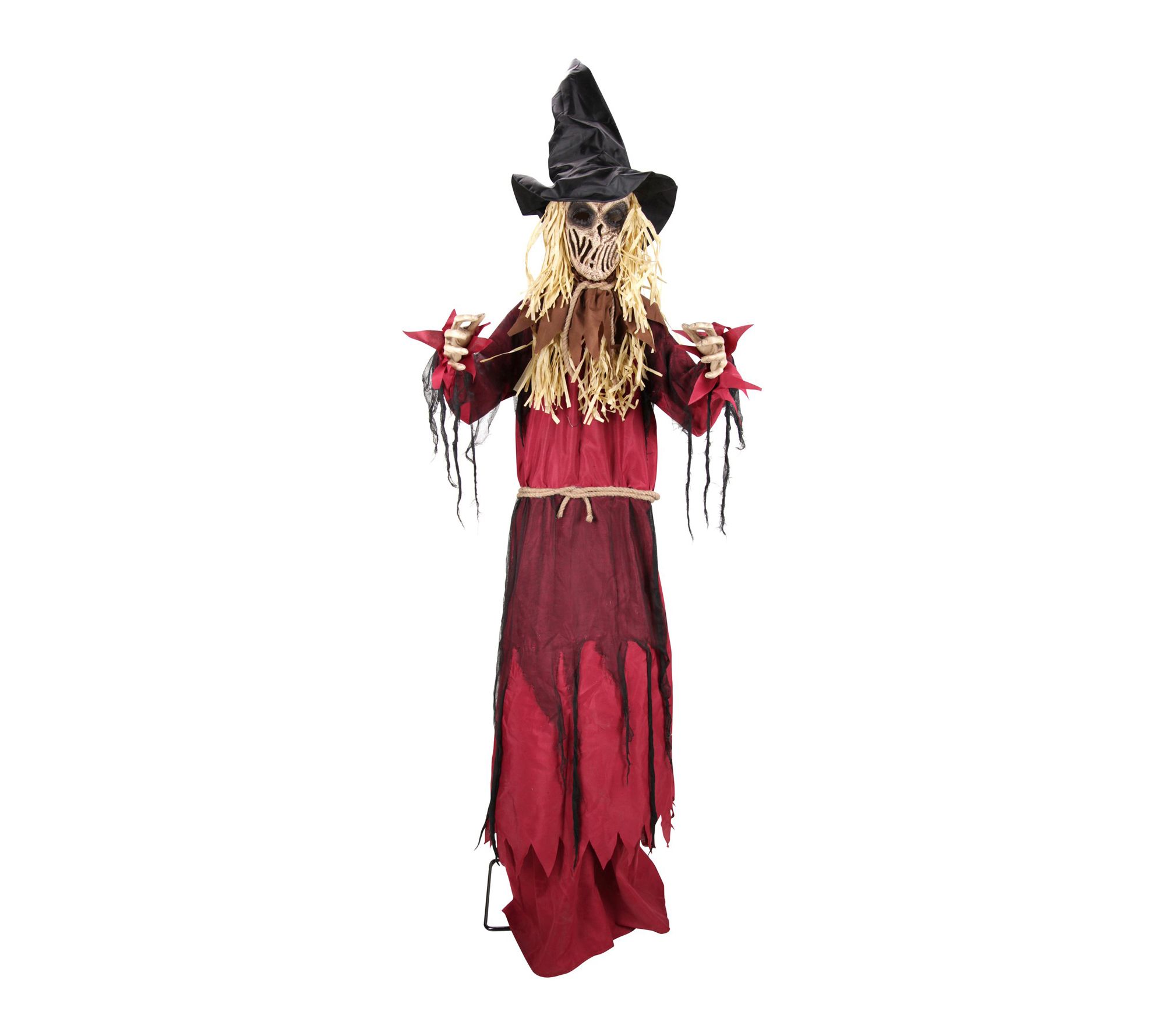 Haunted Hill Farm 7.9 -Ft.Standing Raising Scarecrow