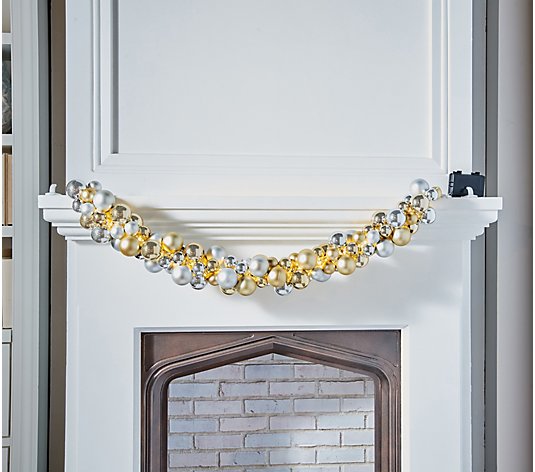 4' Battery Operated Ornament Garland by Valerie