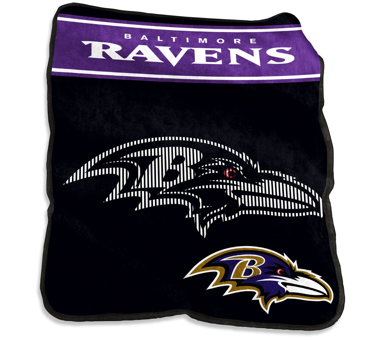 Logo Brands Raschel XL Blanket