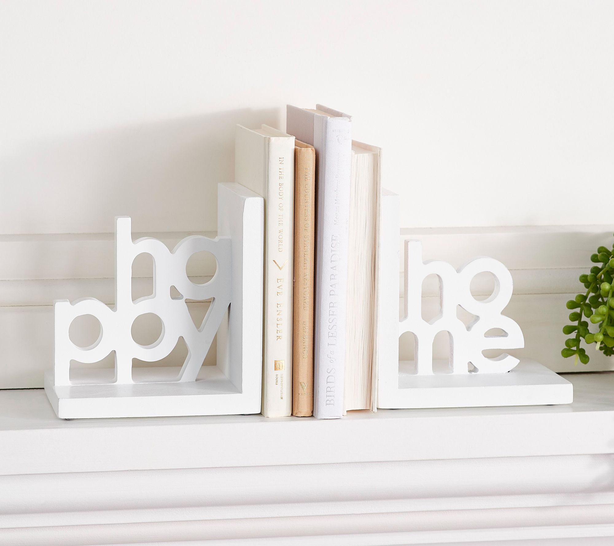 Peace Love World "Happy Home" Bookends