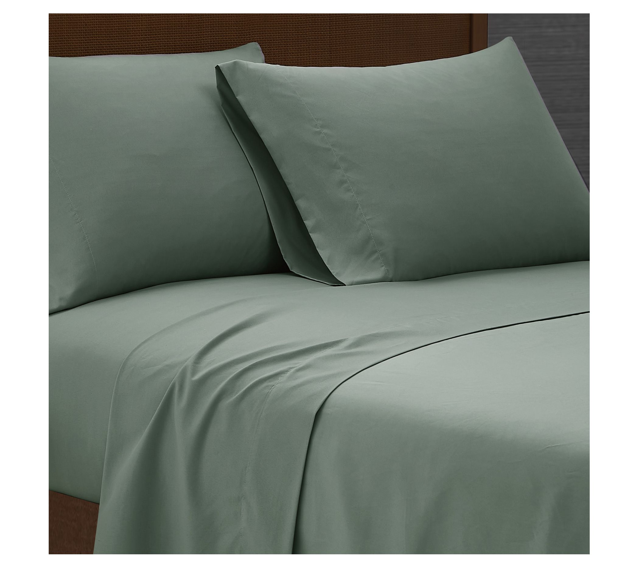 London Fog Garment Wash Solid Split King 5-Piece Sheet Set