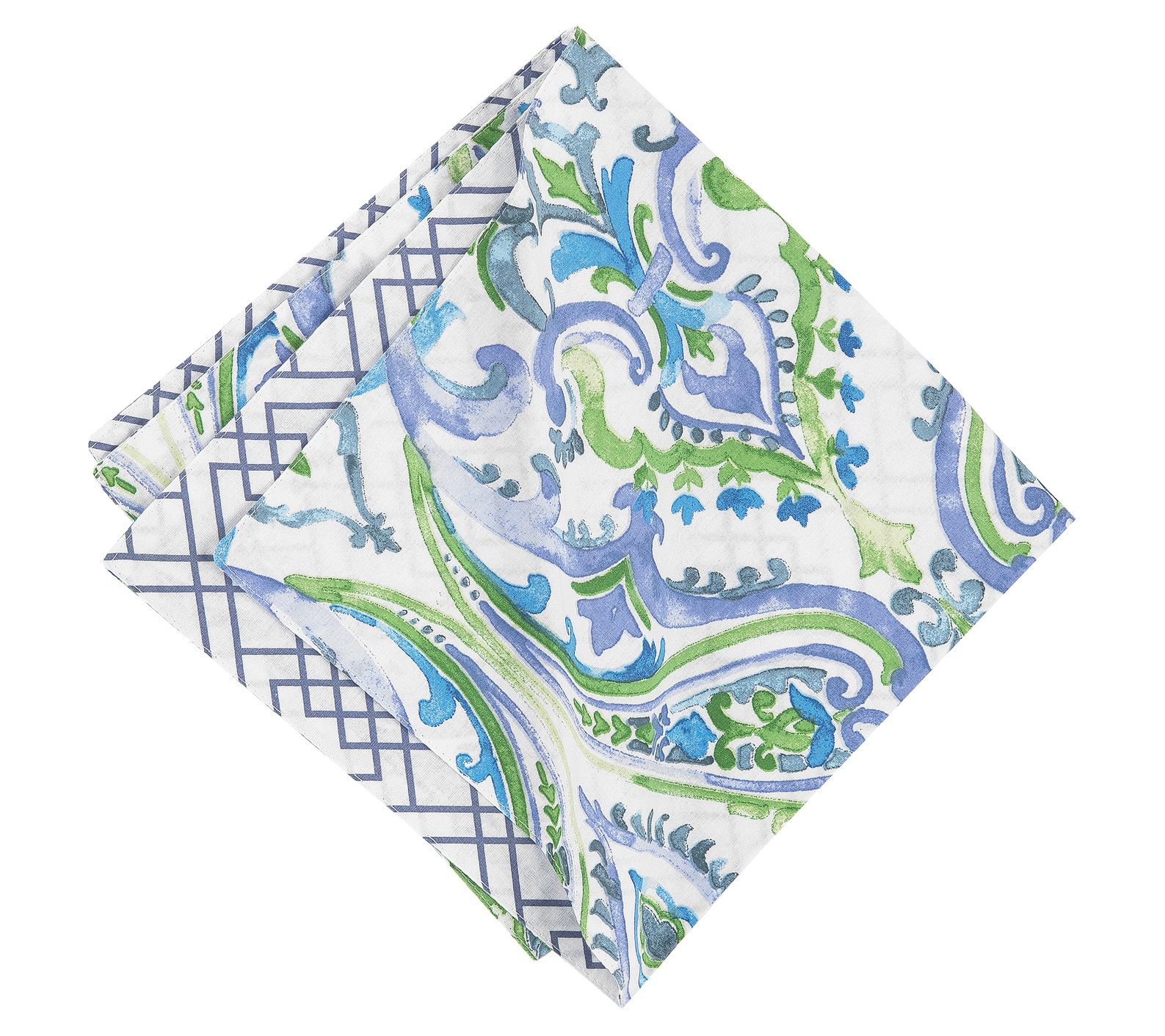 20" x 20" Juliet Reversible Napkin Set of 6 byValerie