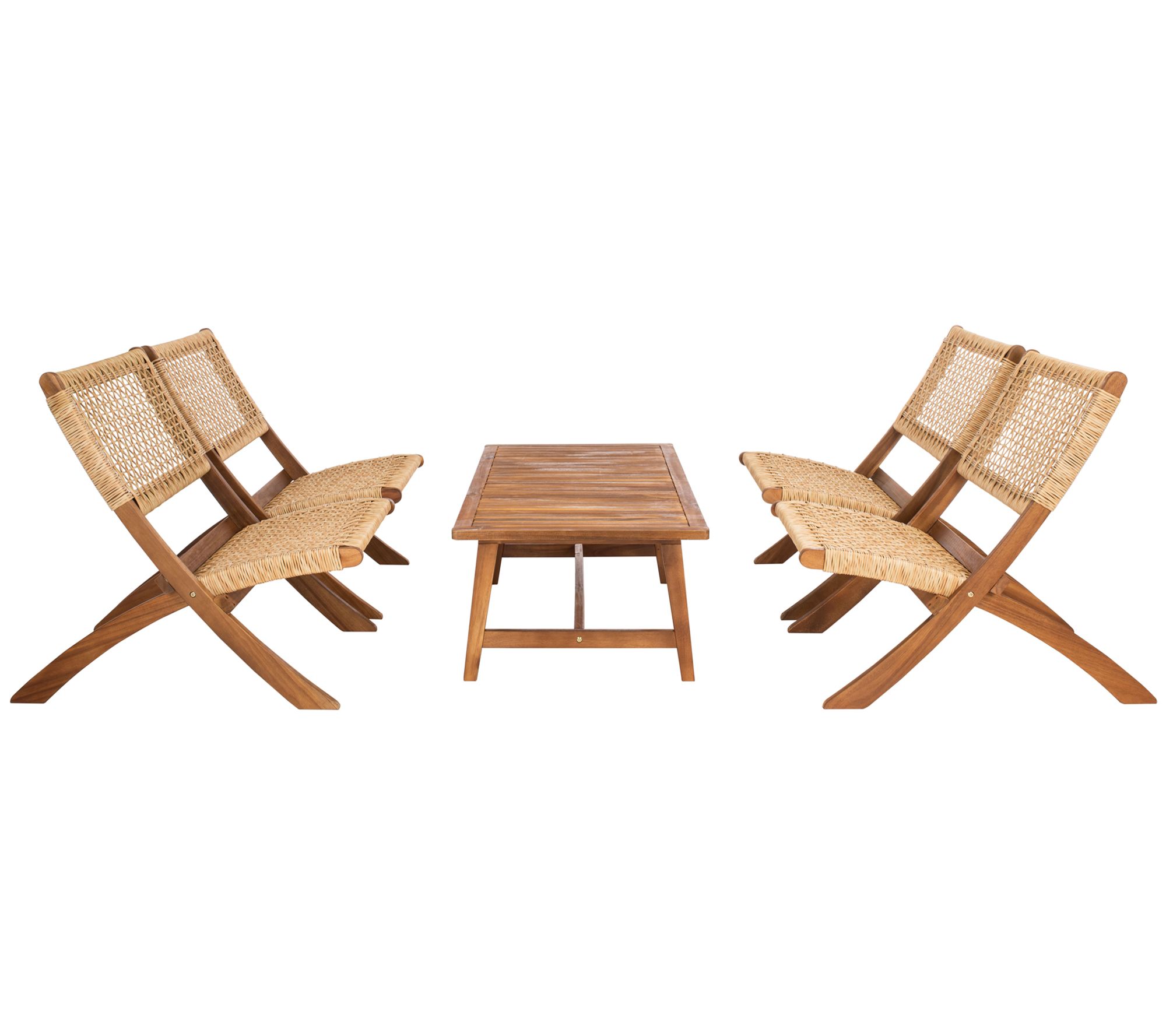 Blaze 5 Piece Outdoor Coffee Set by Safavieh