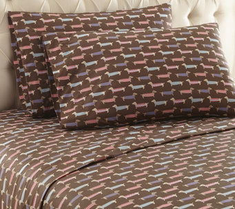 Shavel Micro Flannel Printed Full Sheet Set - H290454