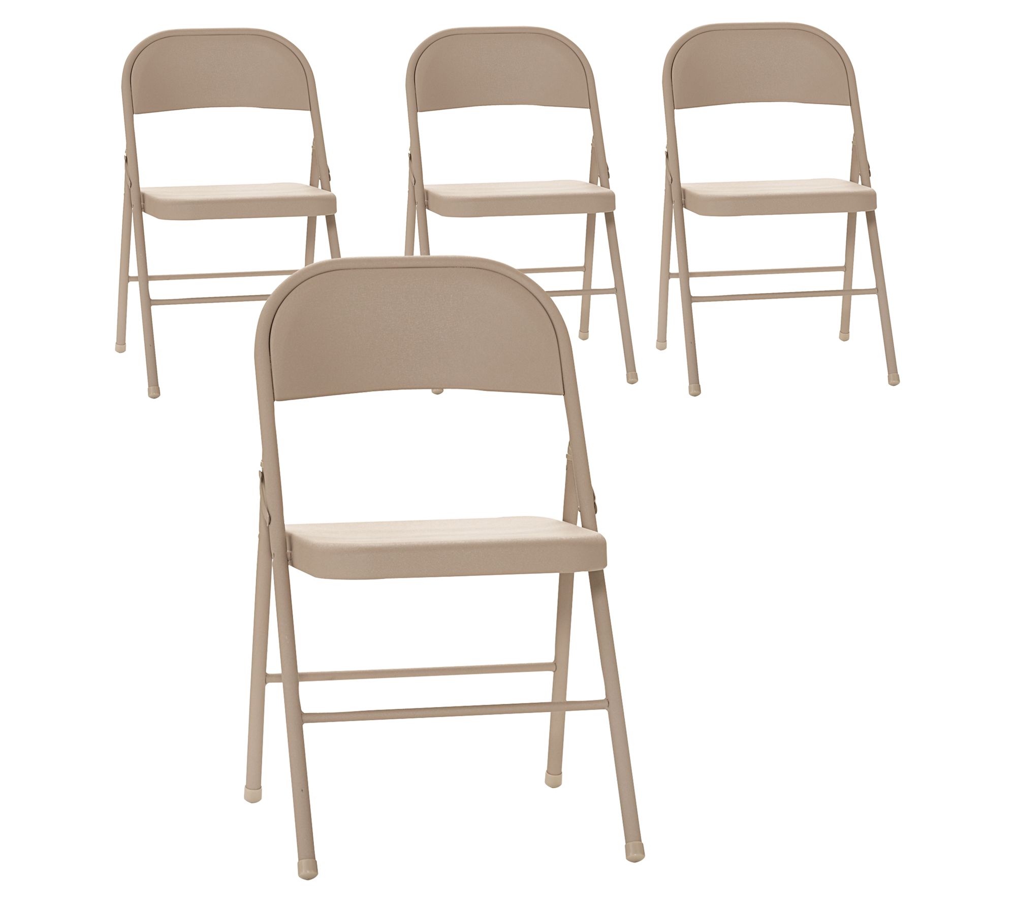 Cosco Set Of 4 All Steel Folding Chairs