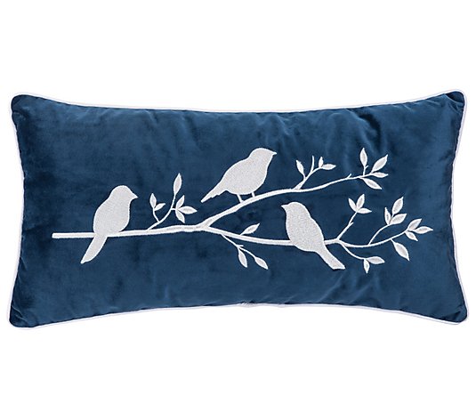 Bird Branch Pillow by Valerie