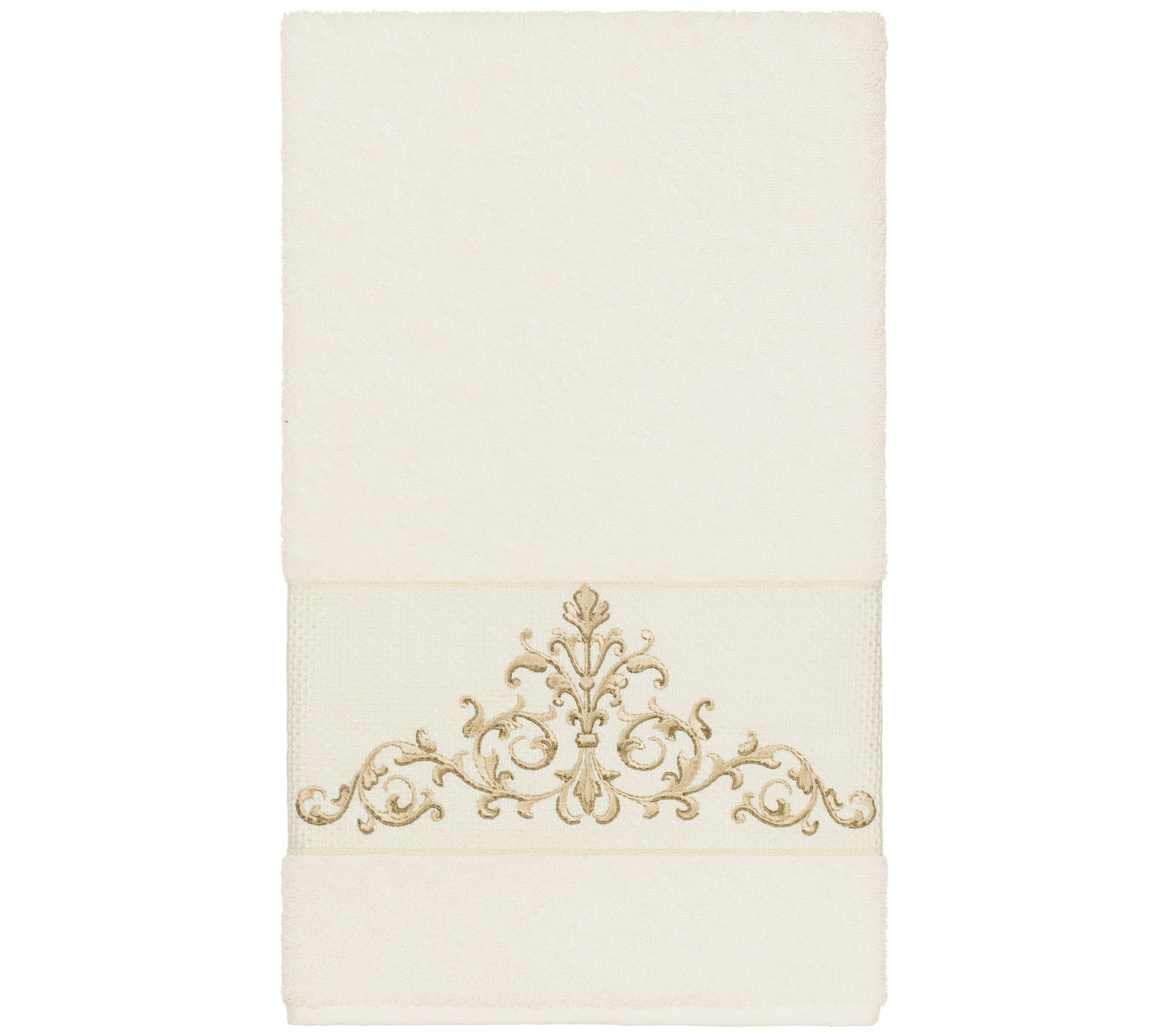 Linum Home Textiles Scarlet Embellished Bath Towel