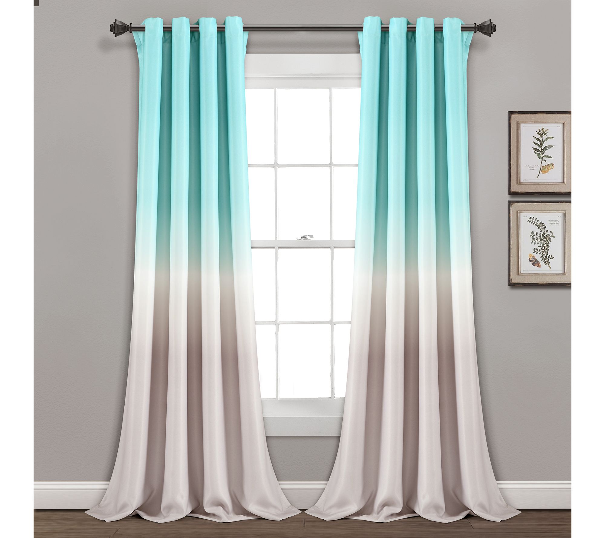 Umbre Fiesta Room Darkening Window Curtains byush Decor