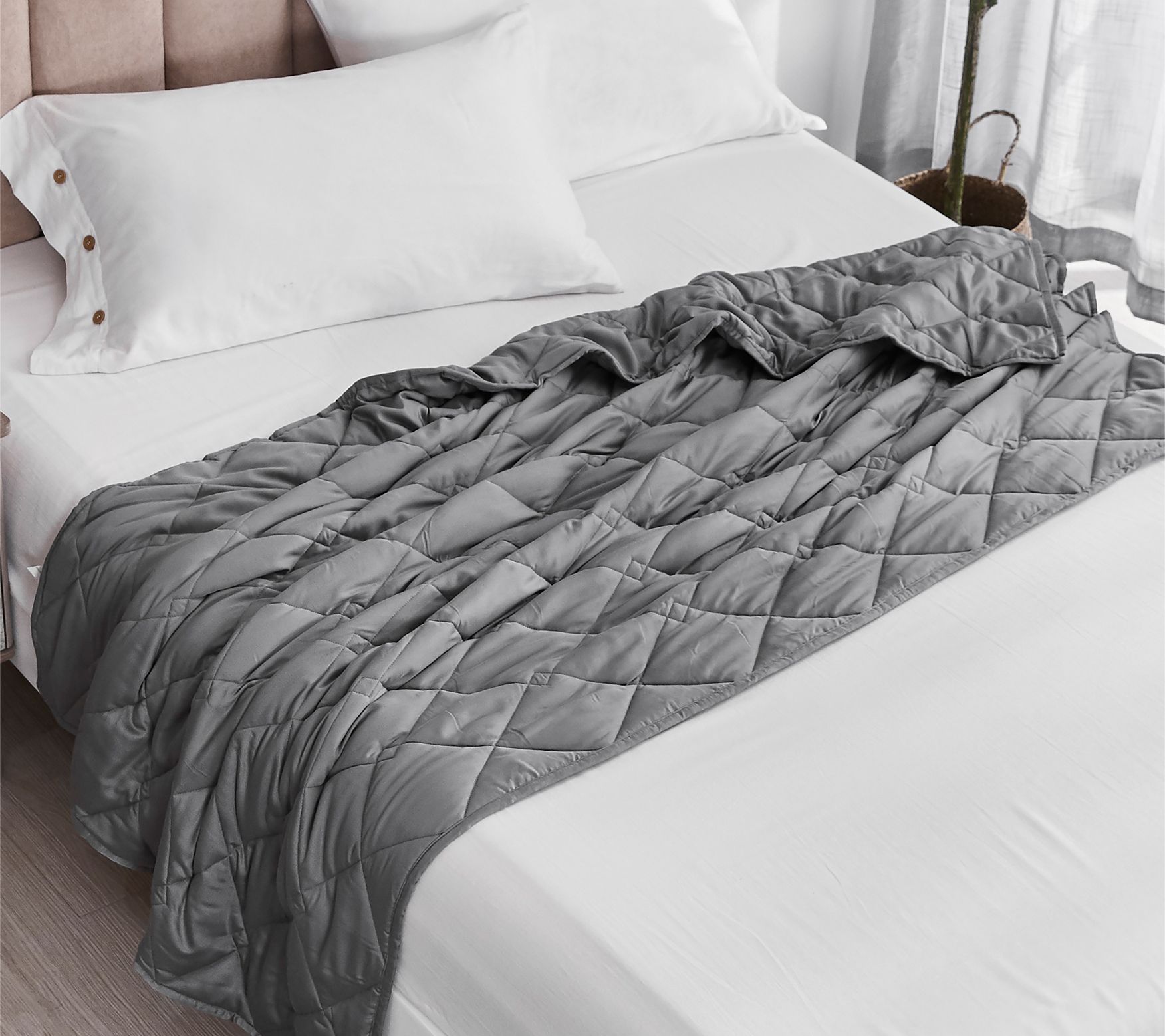 Rejuve 15 lb Tencel Weighted Throw Blanket - QVC.com