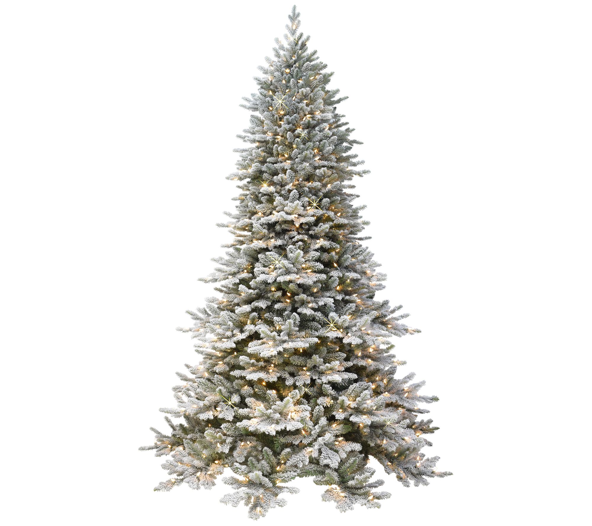 7.5' Royal Majestic Douglas Flocked 800 Clear Lights