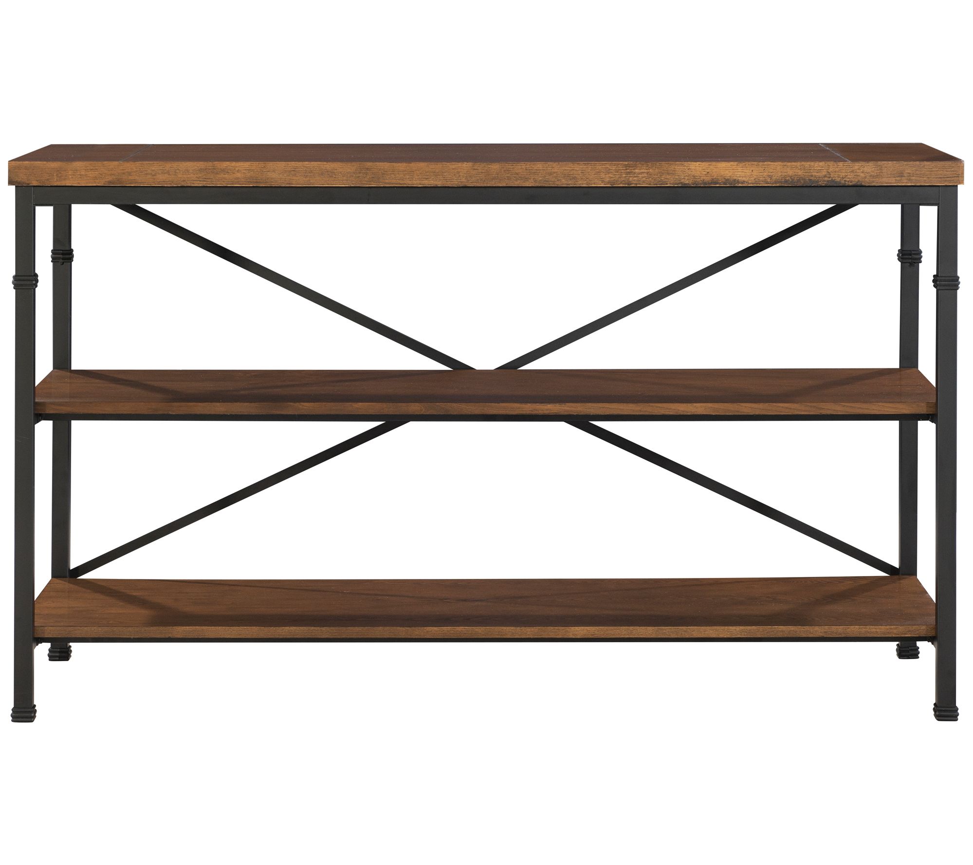 Linon Home Industrial Style Avery TV Stand W 2Storage ...