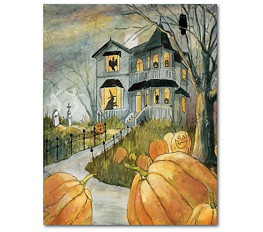 Courtside Market Haunted Patch 16x20 Canvas Wall Art