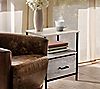 Sorbus Nightstand Dresser with 1 Faux-Wood Draw er, 3 of 4