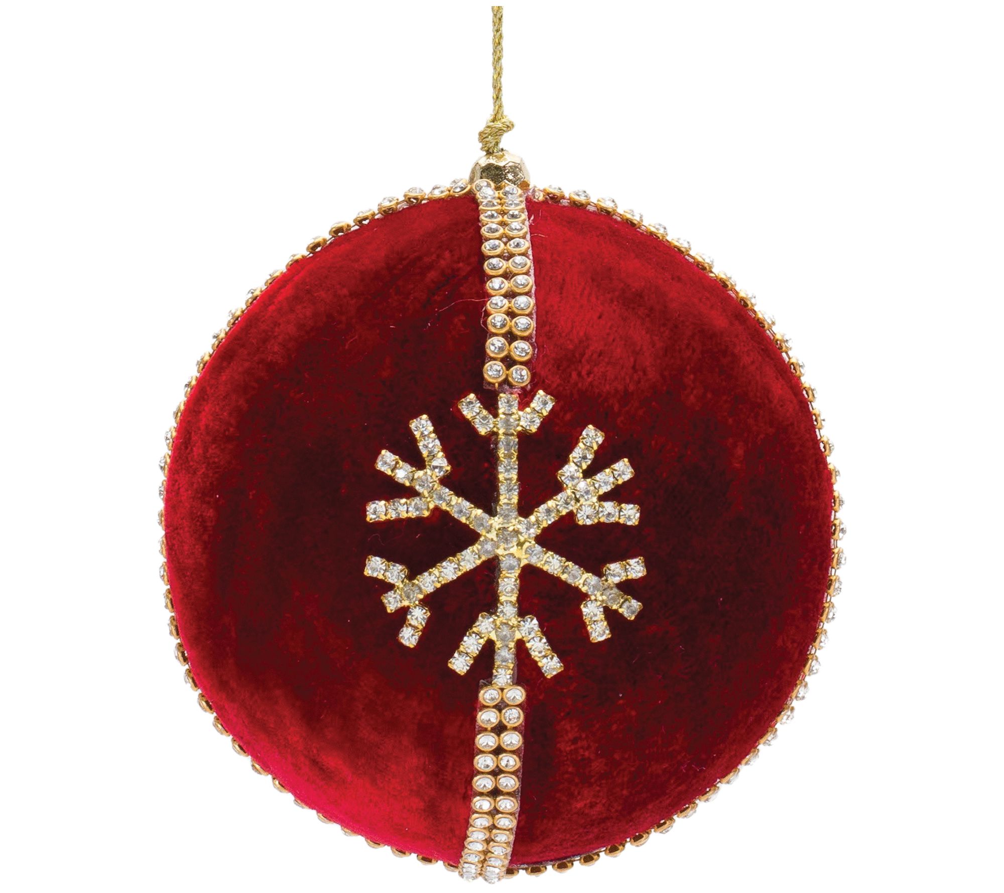 Velvet Ball Ornaments - Set of 4