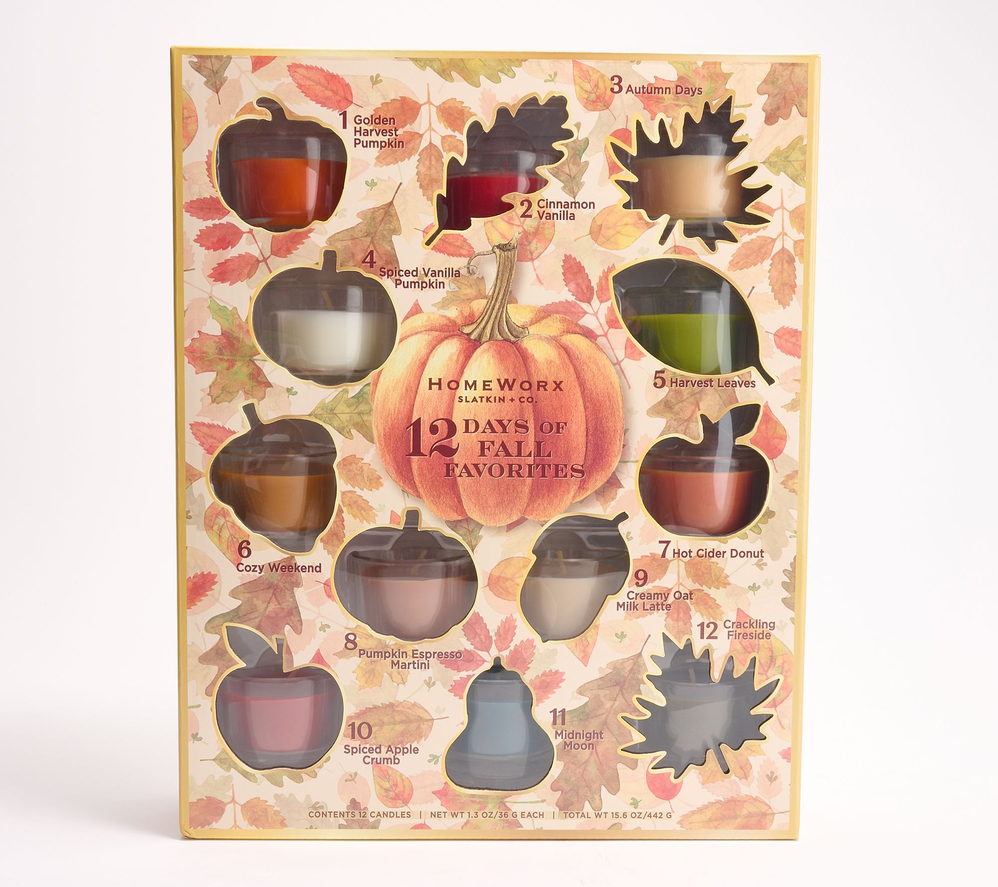 HomeWorx by Slatkin 12 Days of Fall Scents