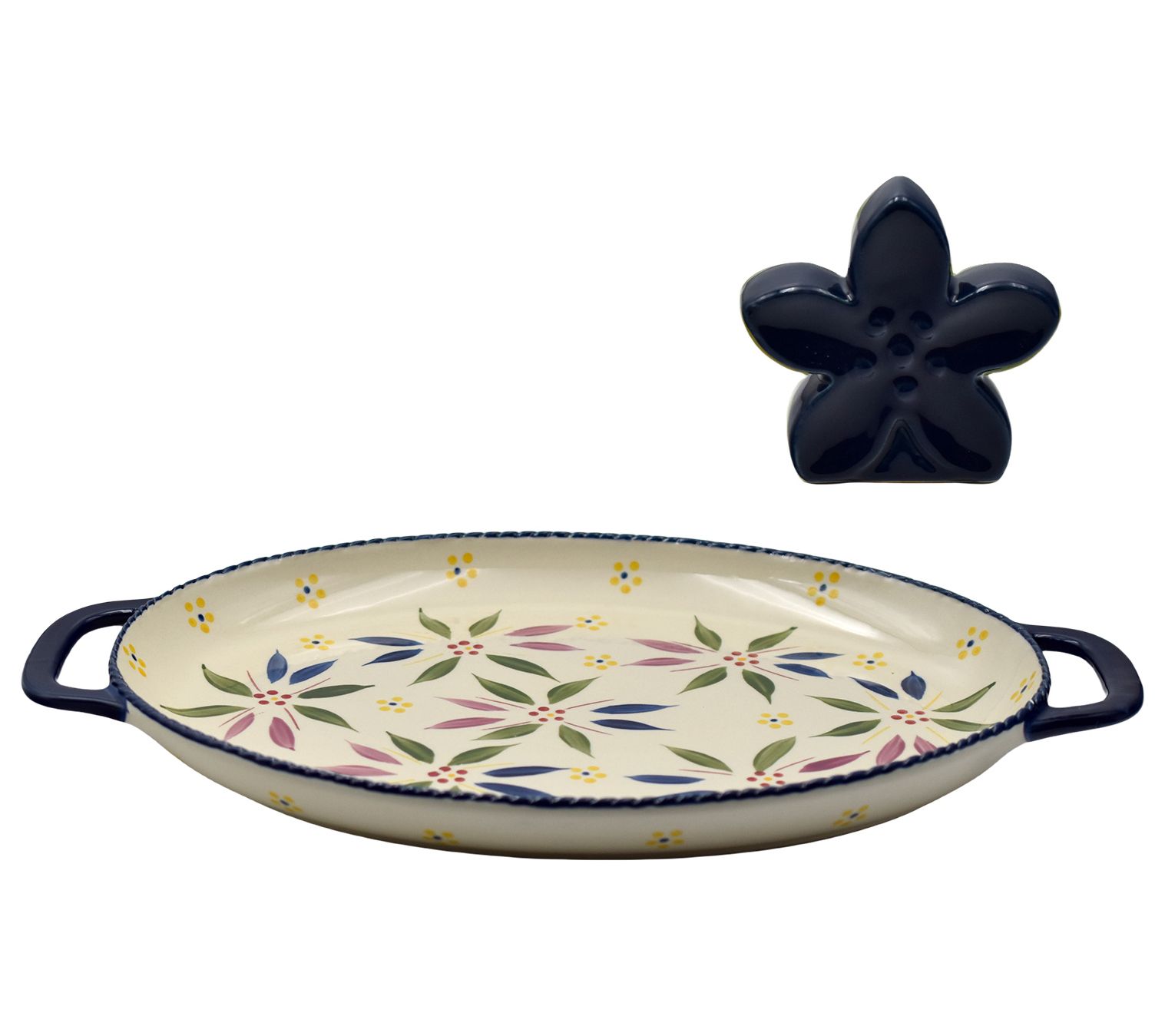 Temp-tations Old World Special Edition Oval Deep Dish Giving Plate