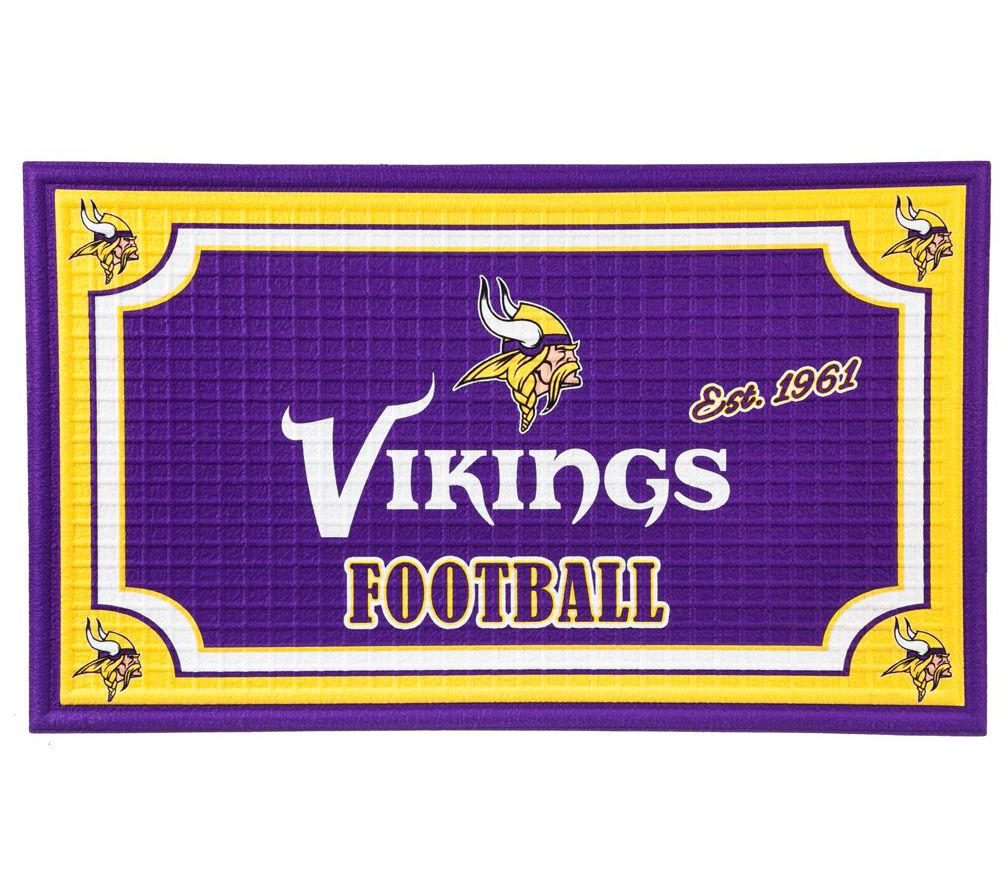  Evergreen NFL Embossed Door Mat