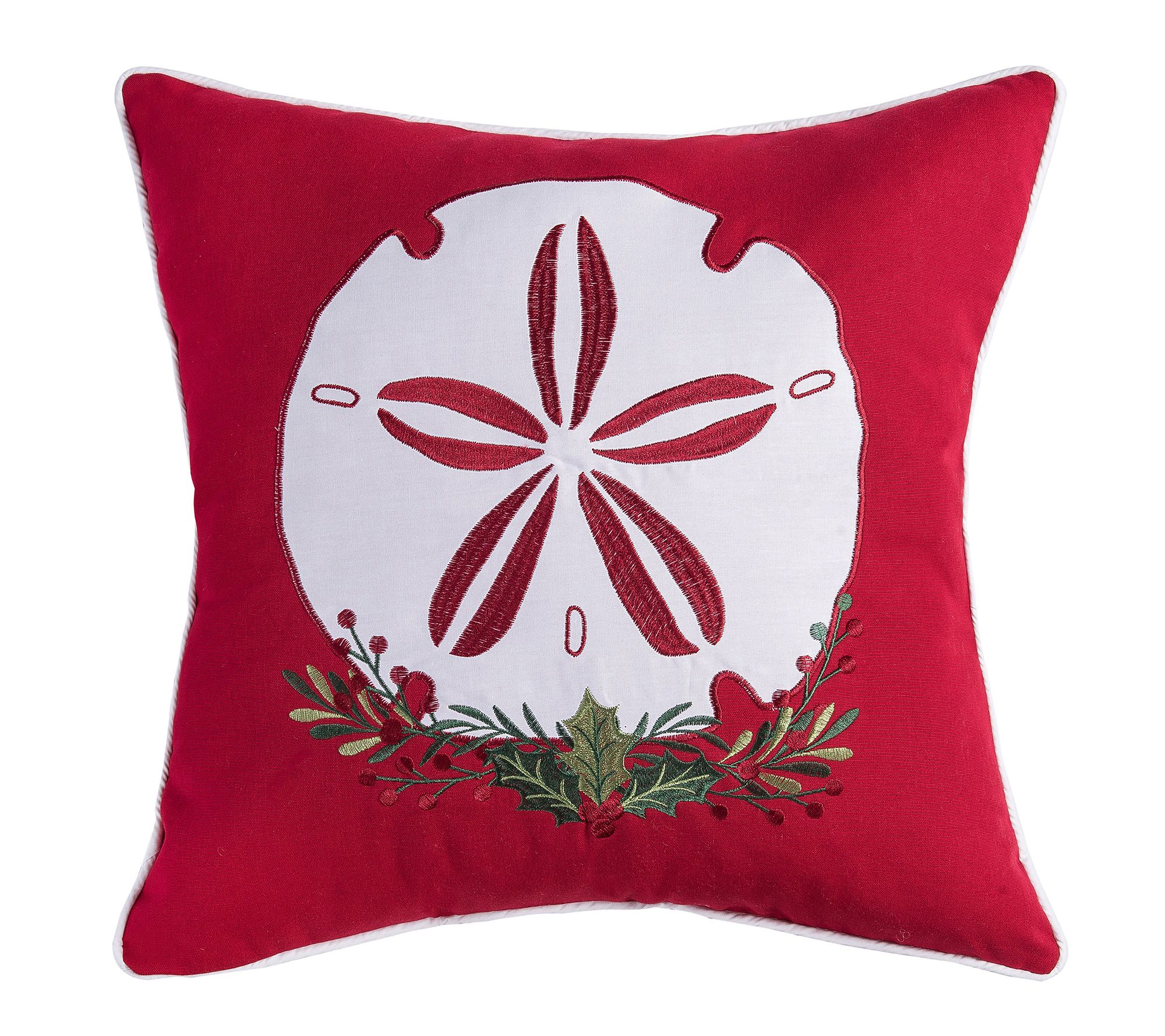 Sea Life Sand Dollar Pillow by Valerie