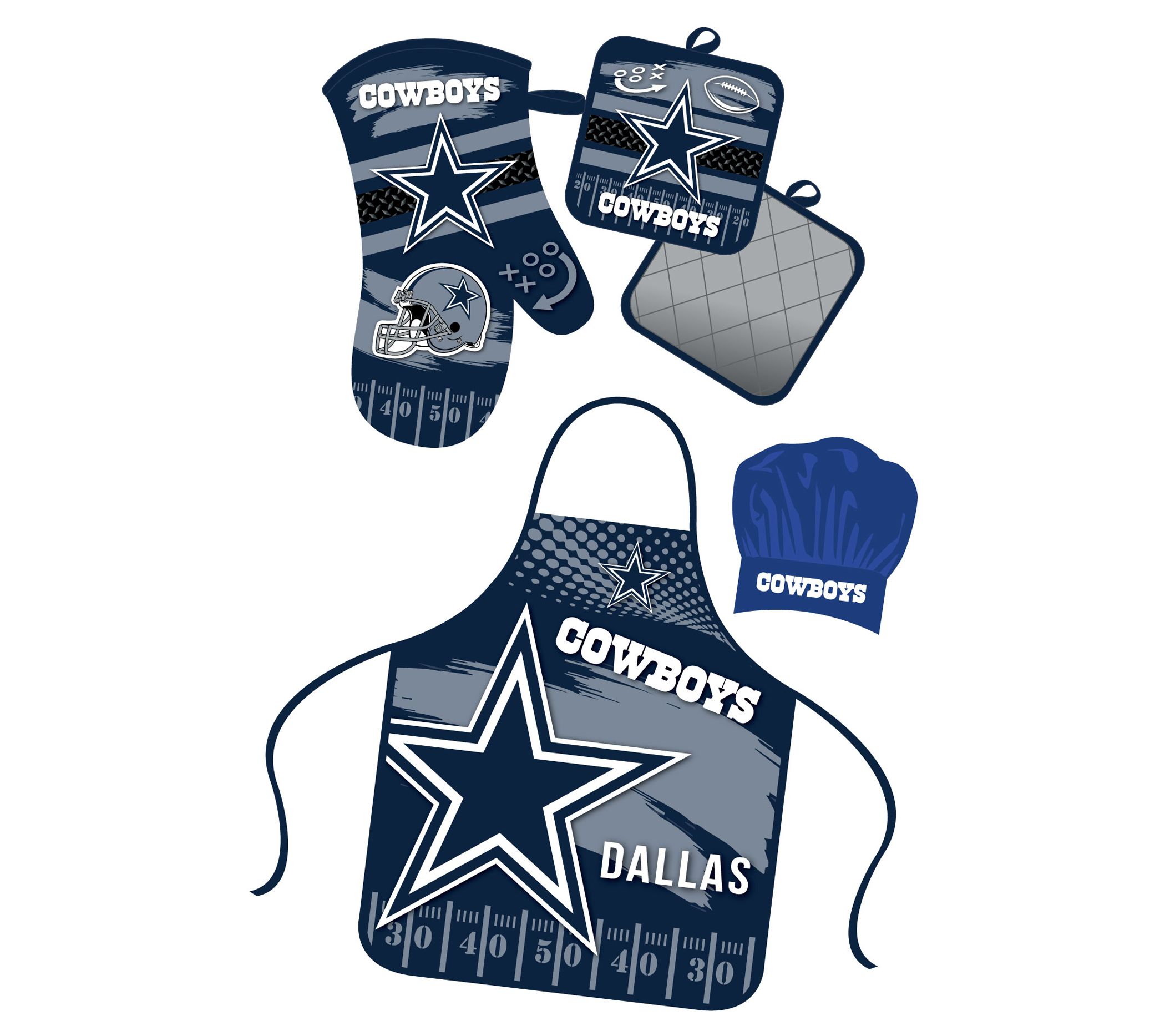 Mojo NFL Apron & Oven Mitt Set