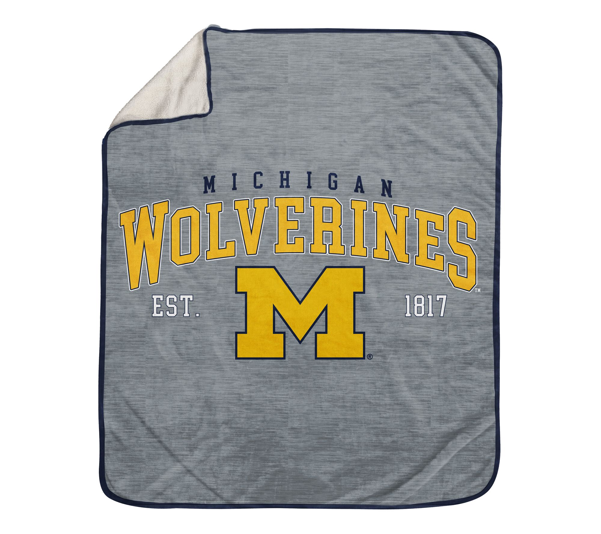 Pegasus Sports NCAA Vintage Arch Sweatshirt Blanket