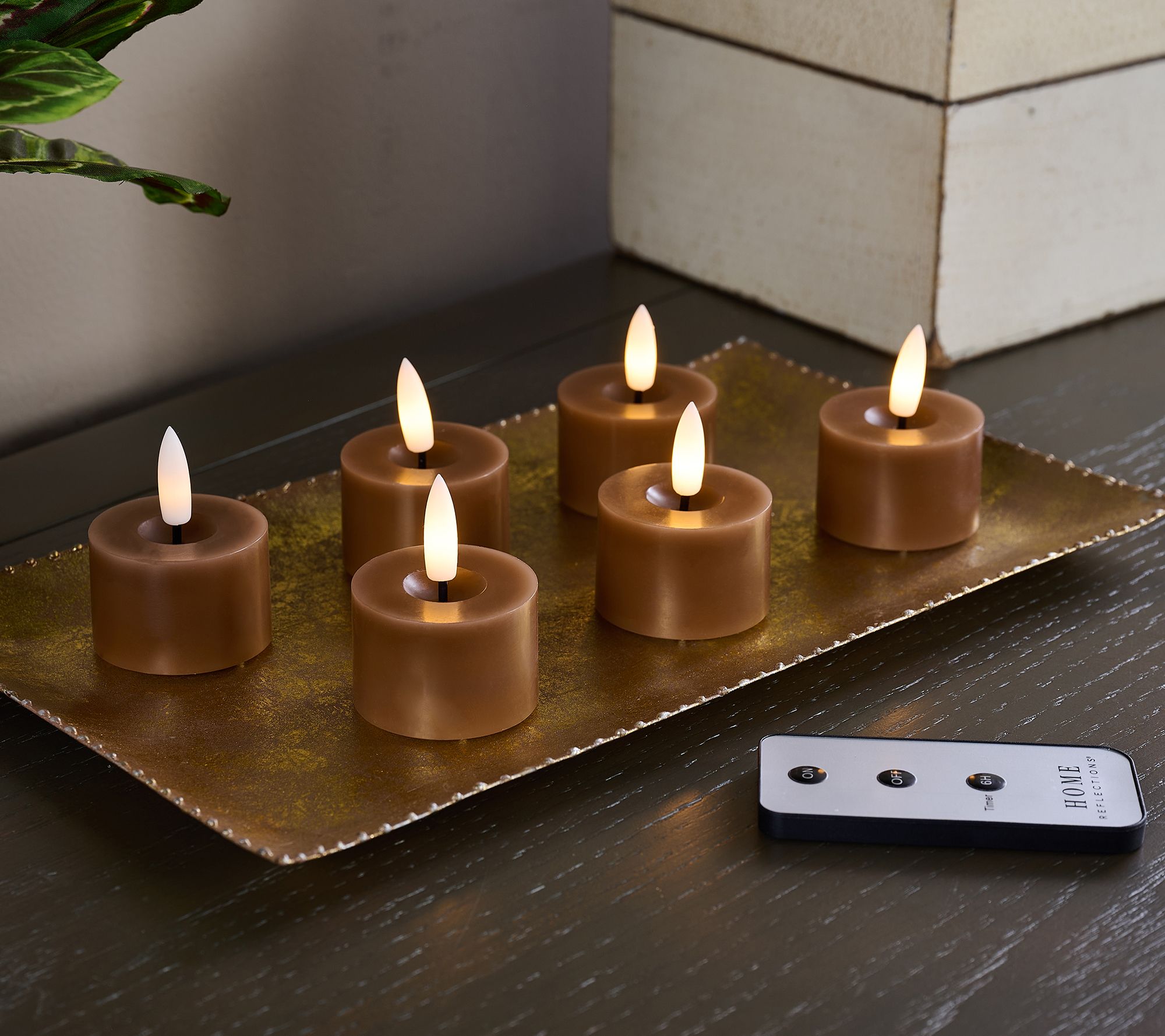 Home Reflections Set of 6 Flameless Tealights