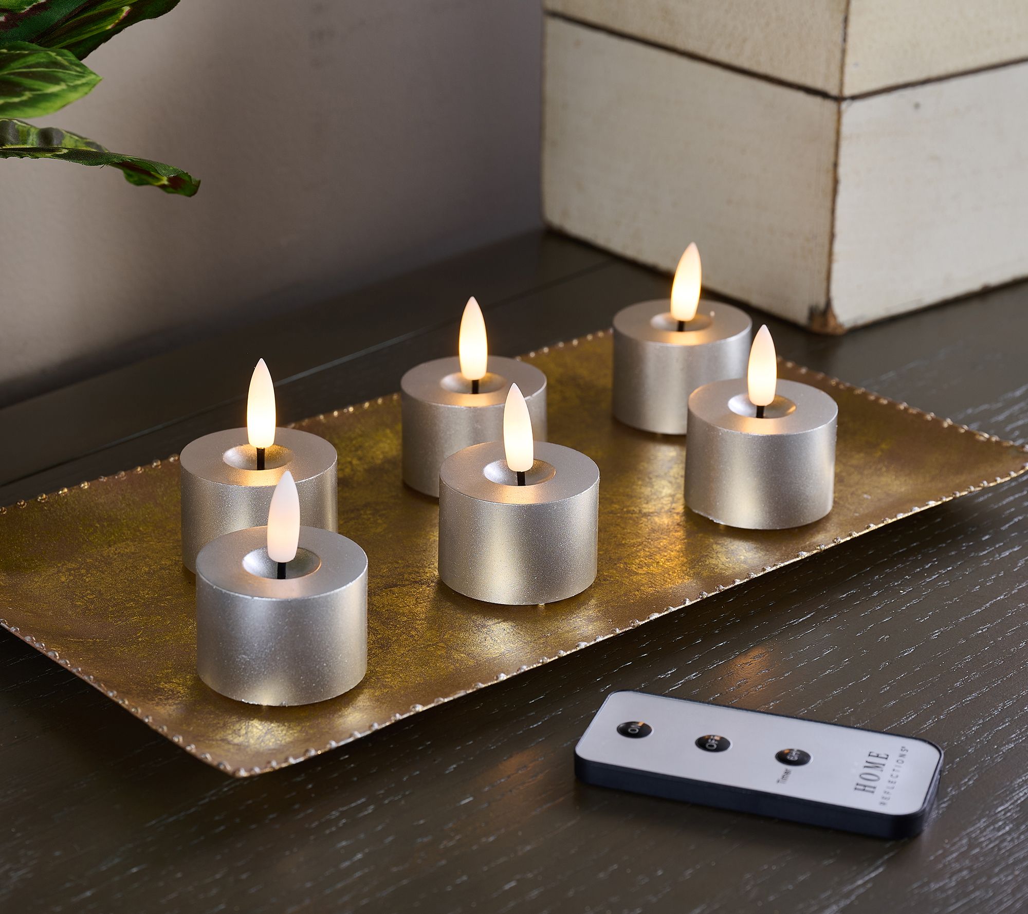 Home Reflections Set of 6 Flameless Tealights