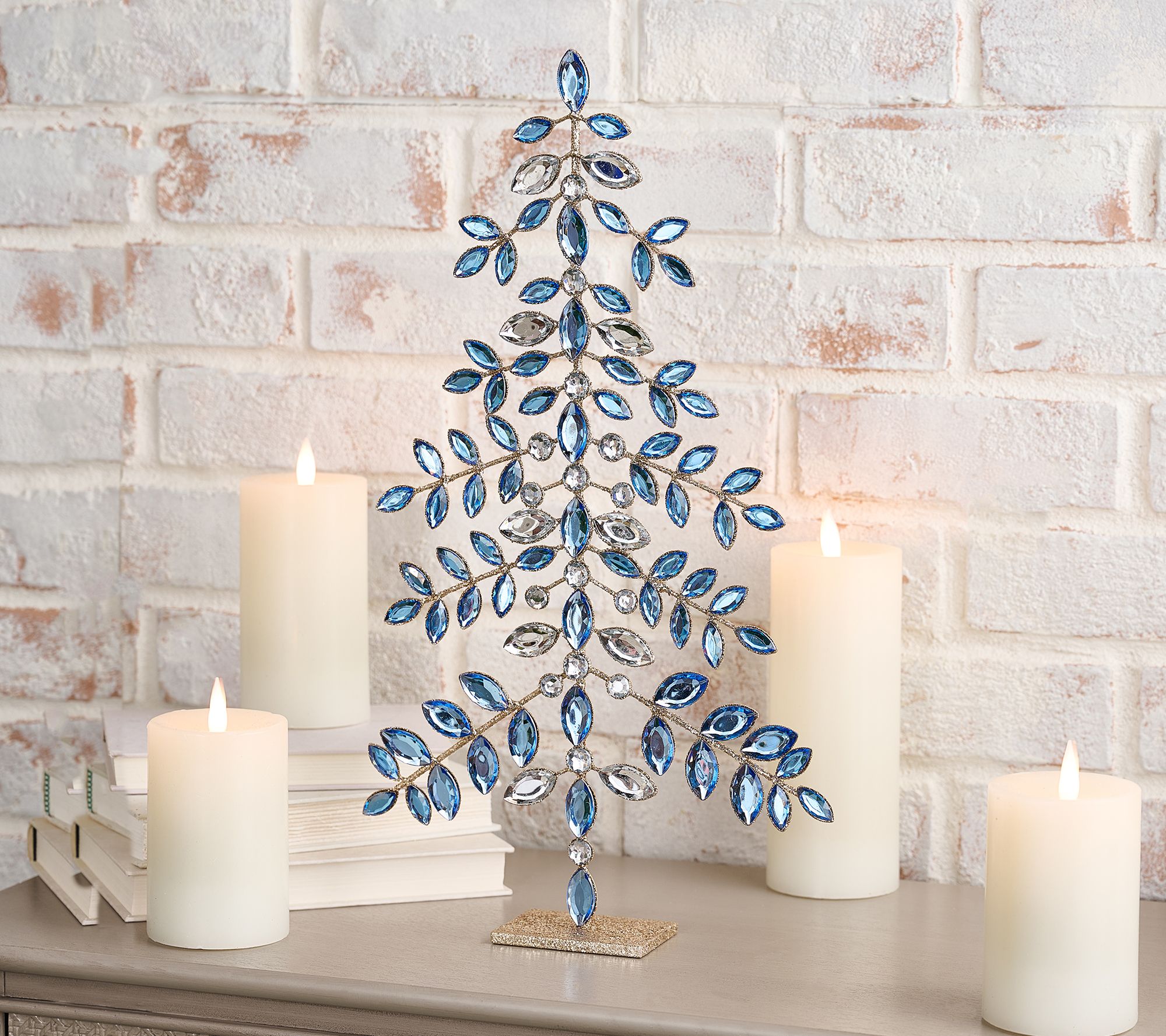 18" Faceted Jewel Tree by Valerie