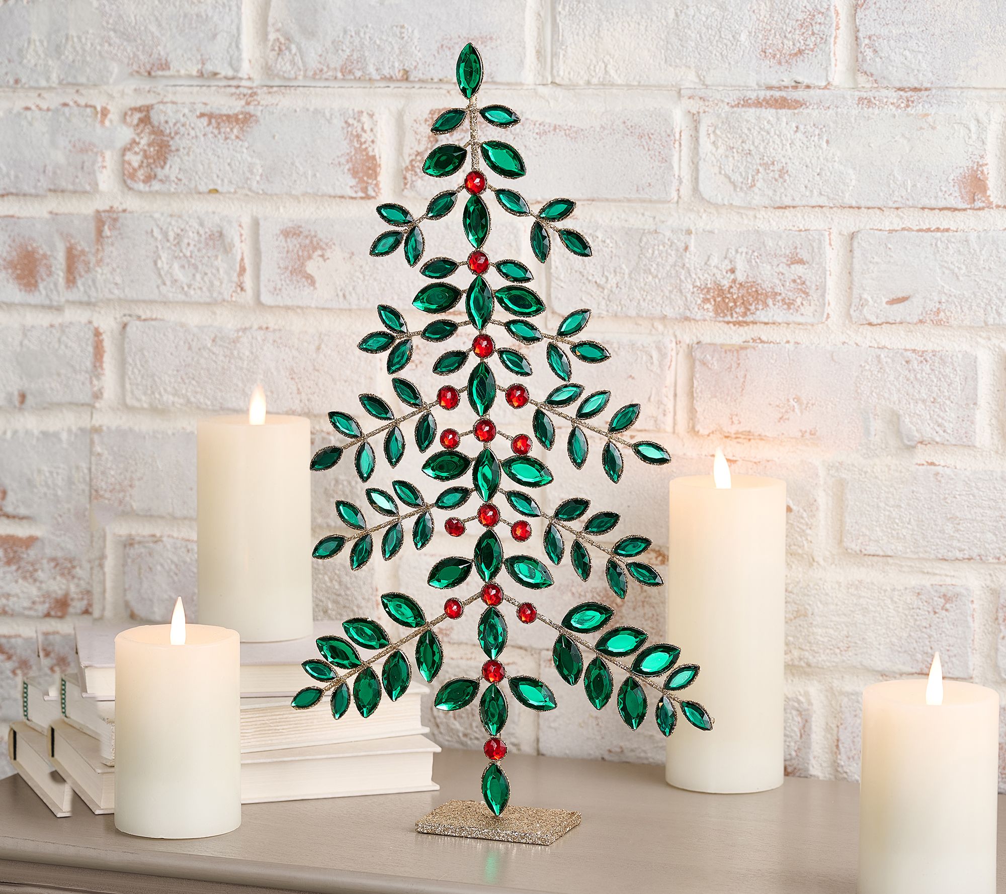 18" Faceted Jewel Tree by Valerie