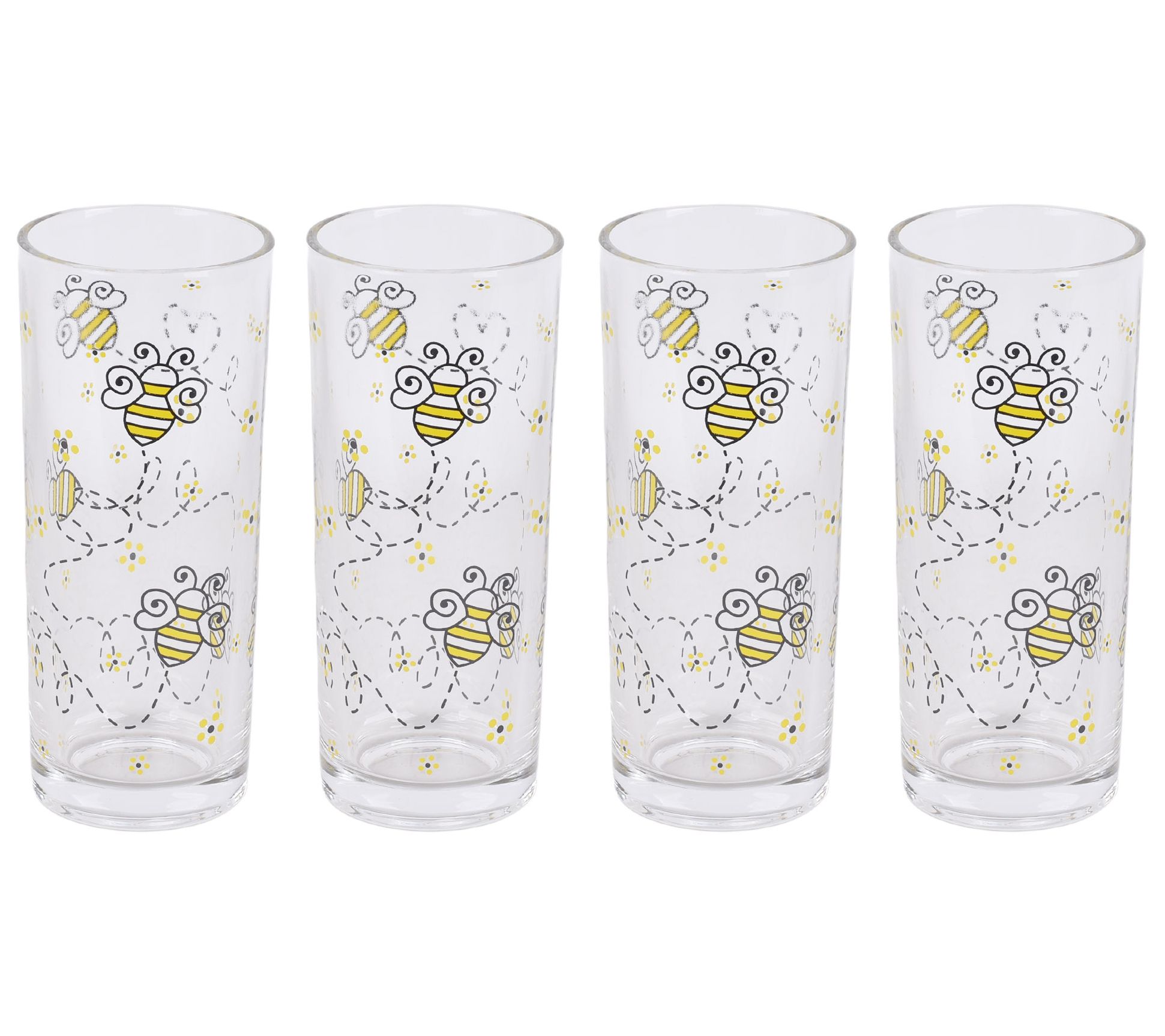"As Is" Temp-tations Special Edition S/4 14-oz Glass Tumblers