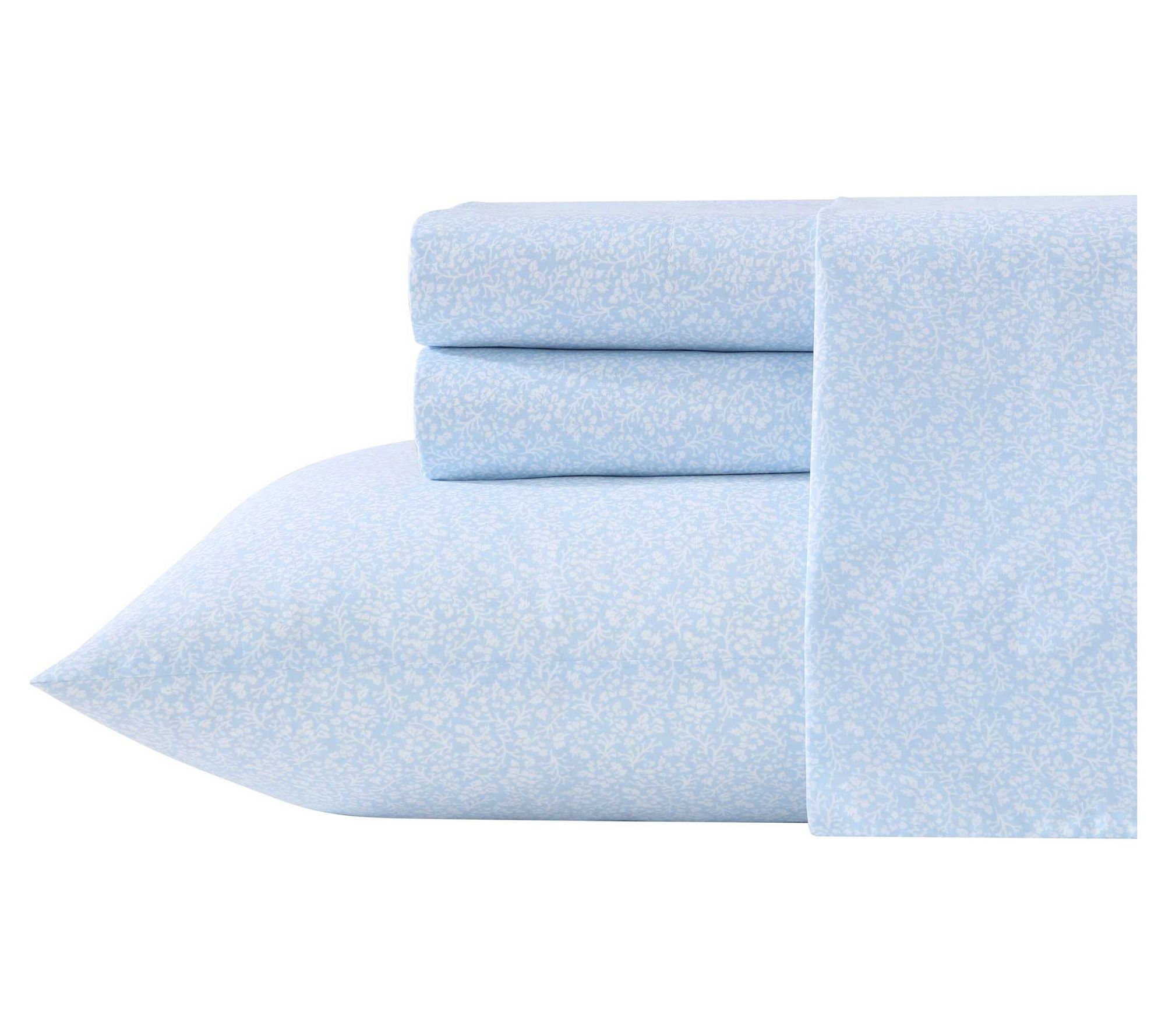 Laura Ashley Maeve Blue King Sheet Set