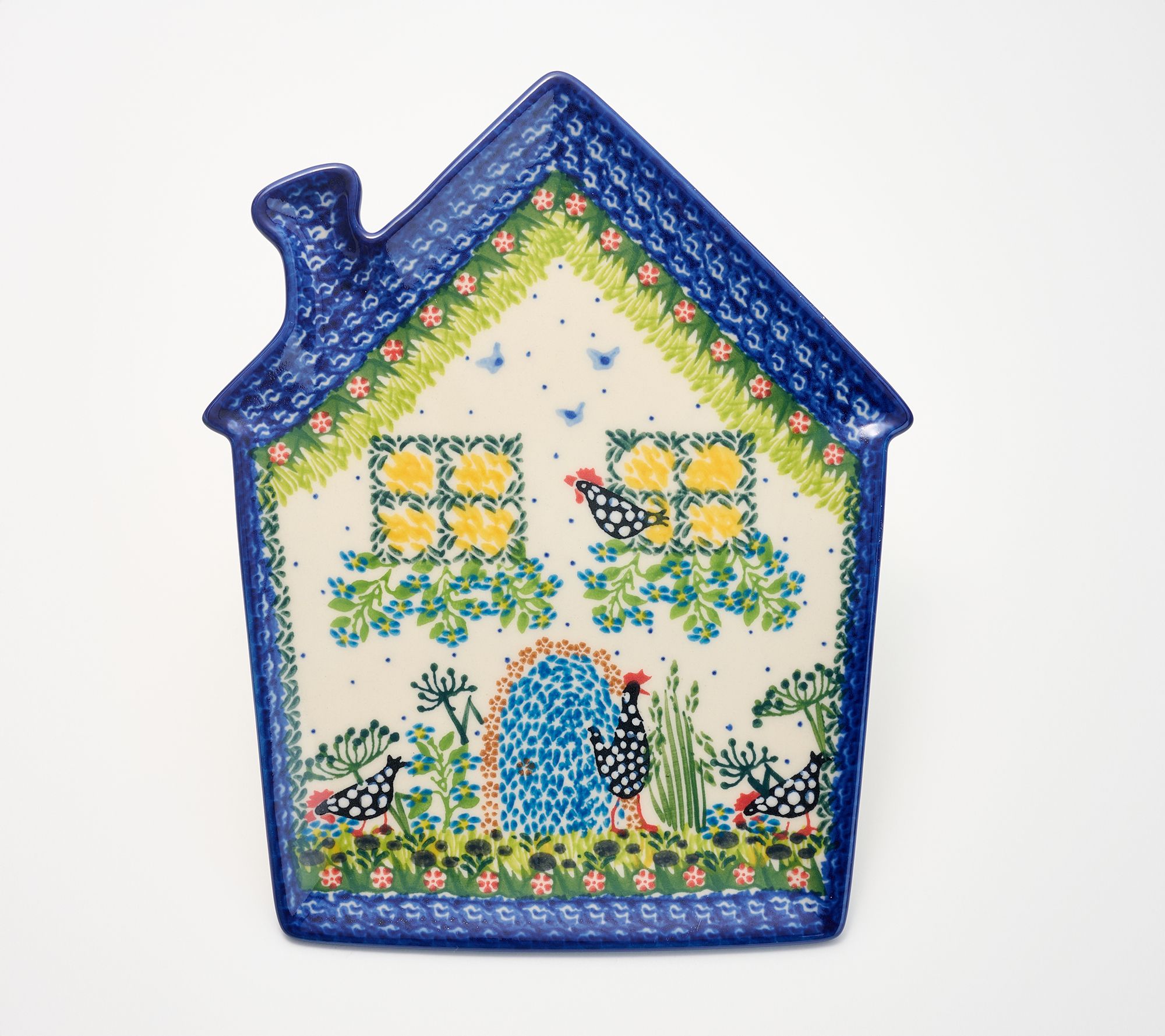 Lidia's Polish Pottery House Plate