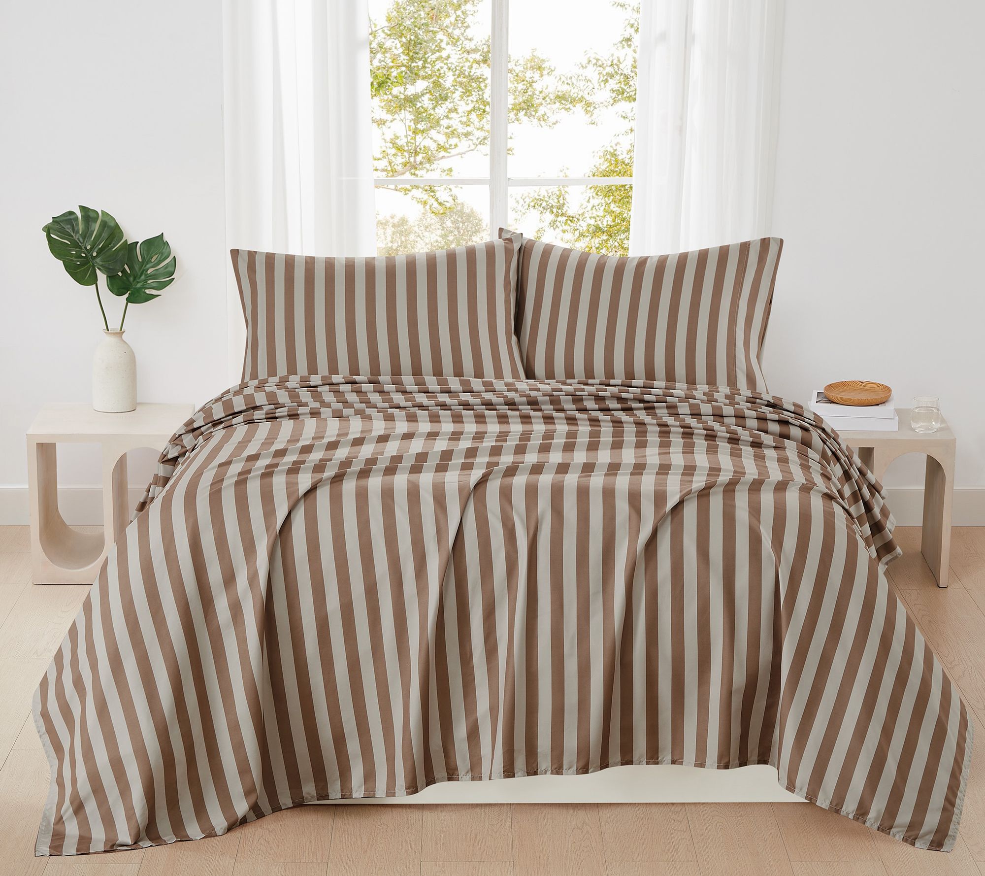 Truly Soft Weston Stripe 4 Piece Full Sheet Set