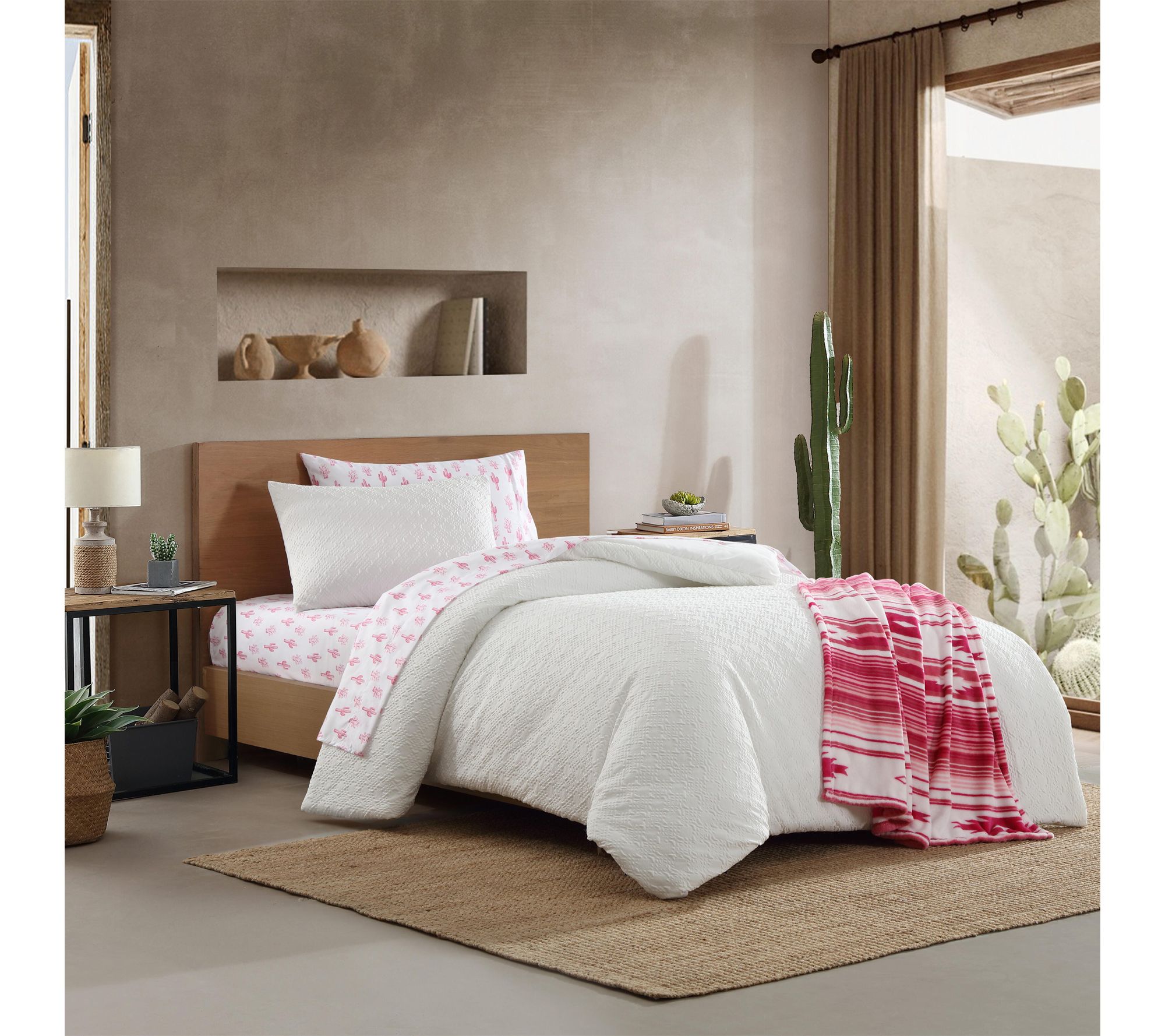 Wrangler Sedona Geometric White 6-Pc Twin Comforter Set