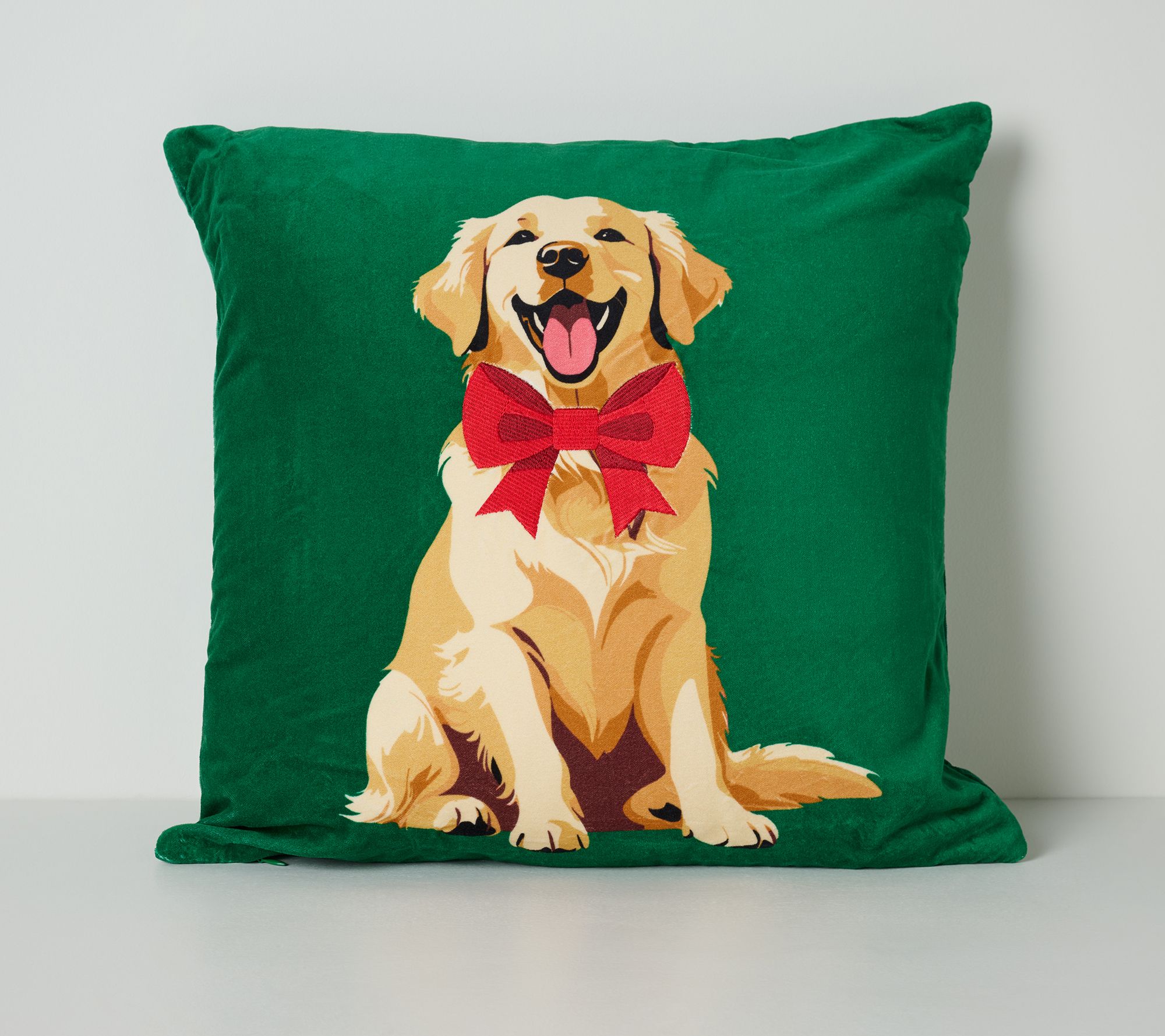 Presley Pierce 18" x 18" Holiday Dog Pillow