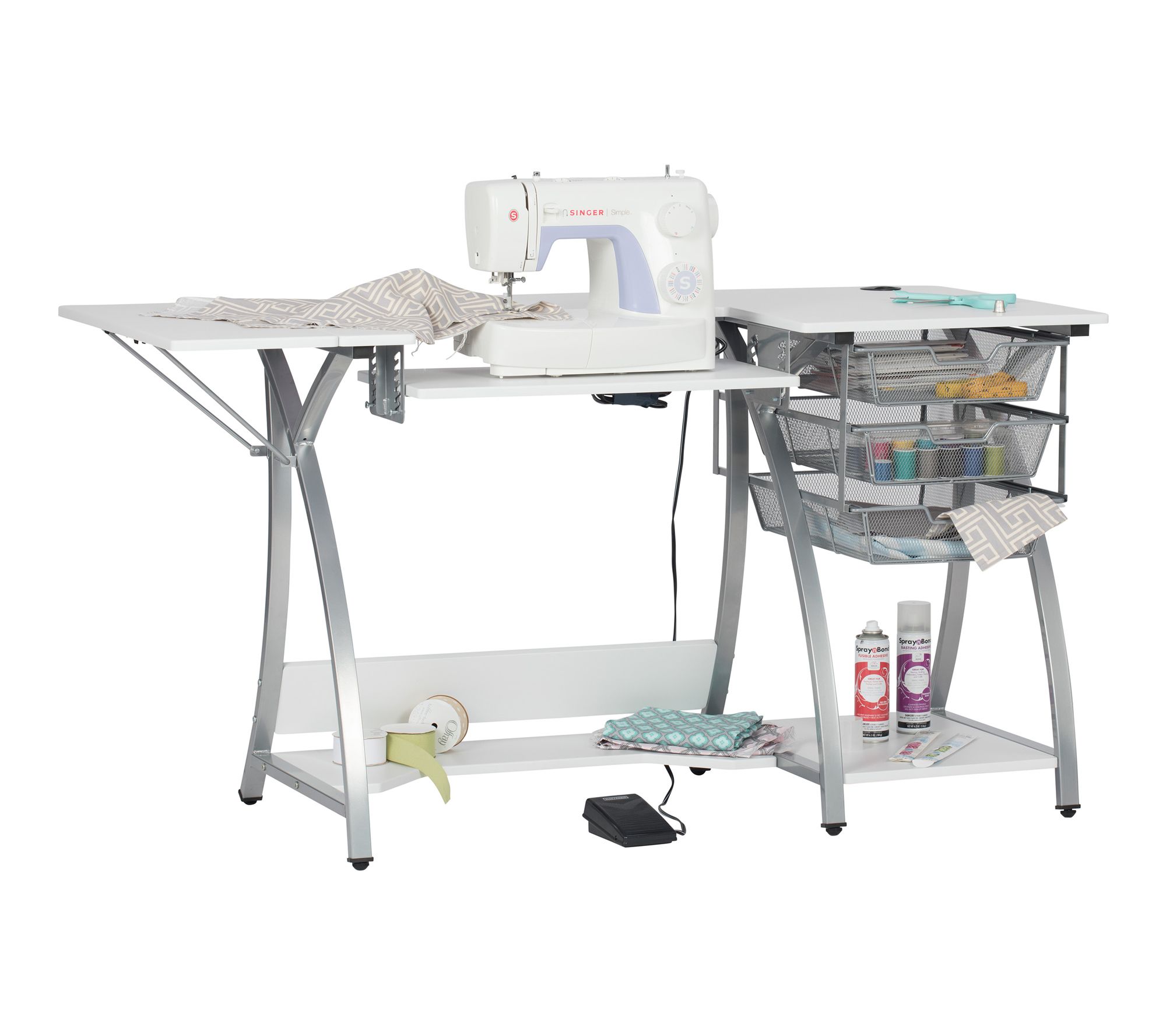 Sew Ready Pro Stitch Sewing Machine, Hobby andComputer Table