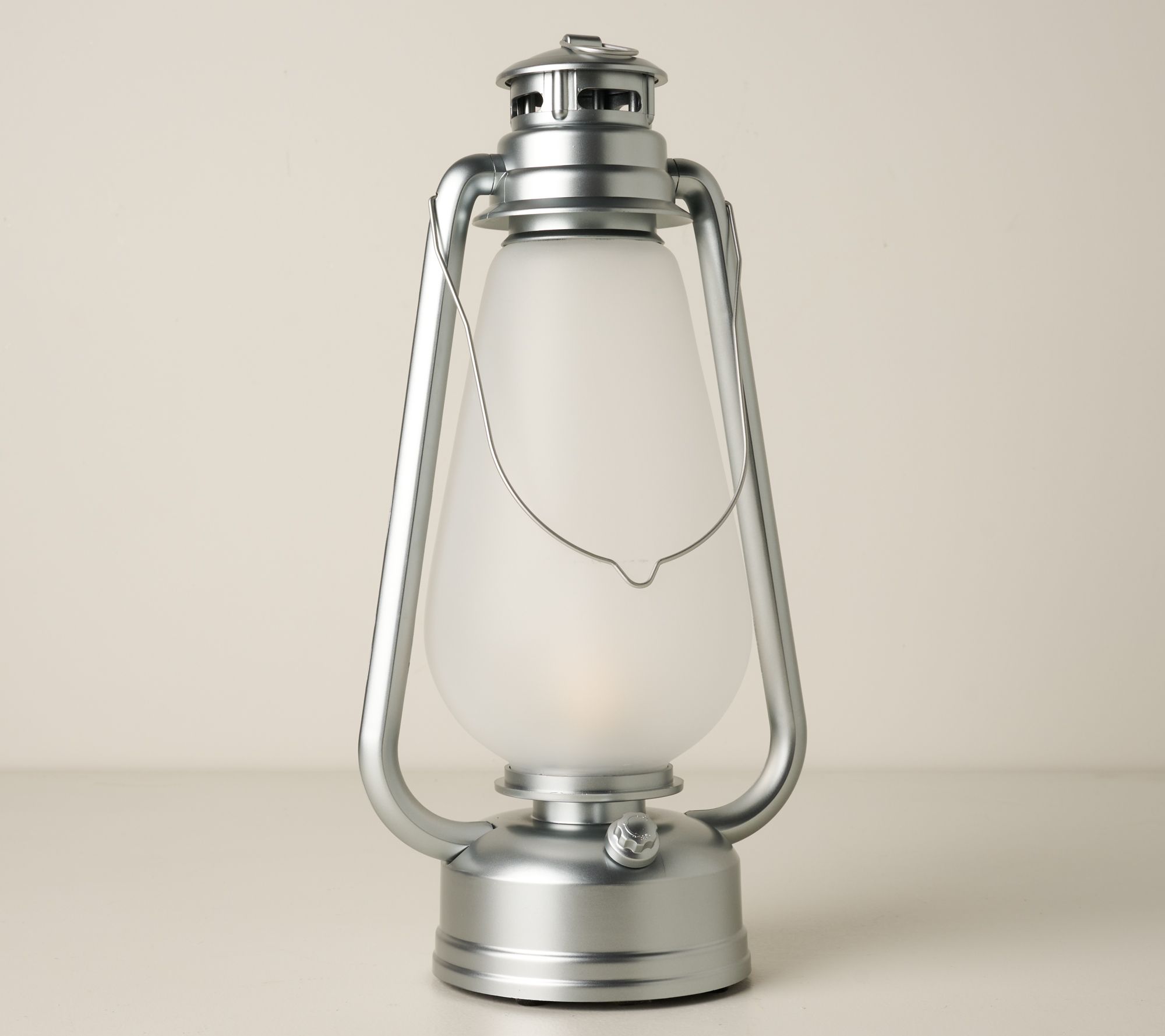 Bethlehem Lights 15" Indoor/Outdoor Frosted Oil Lantern