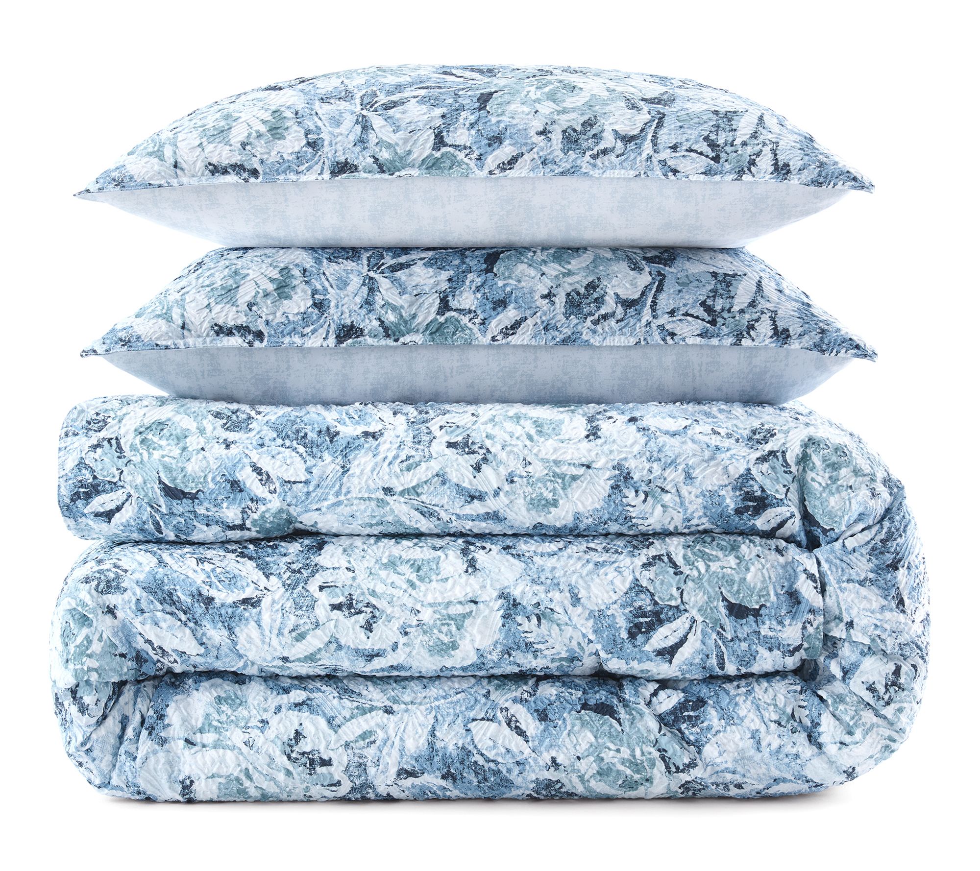 CPブランケット　bright brightwin 2gether Waverly Hayden 2PC Microfiber Percale Comforter Set Twin - QVC.com