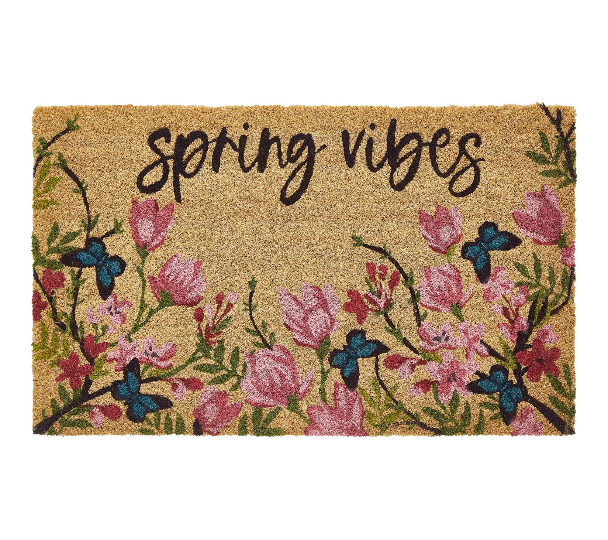 VCNY Home Spring Vibes Coir Doormat, 18" x 30"