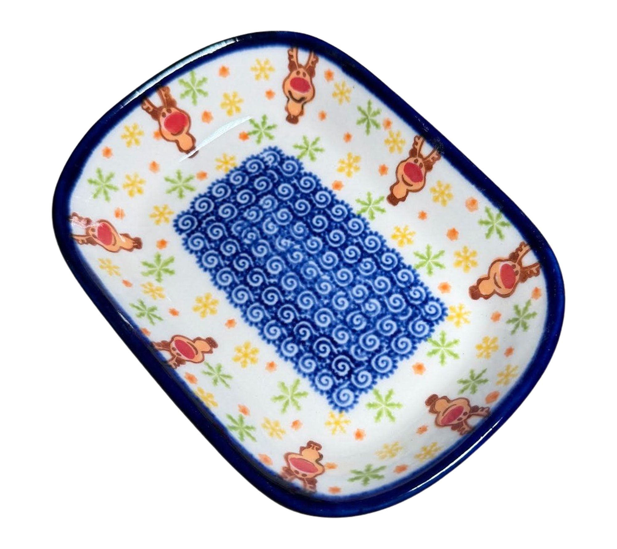 Lidia's Polish Pottery Holiday Soap Dish