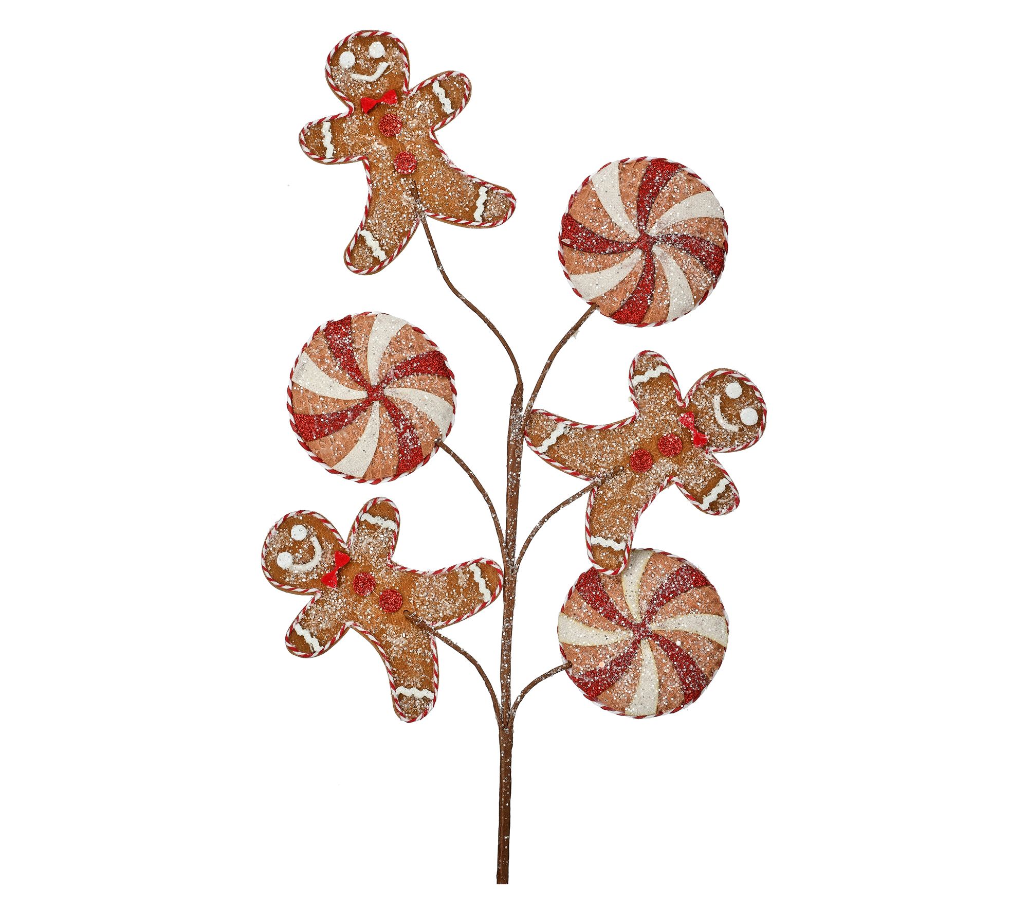  28" Gingerbread Man Cookie Spray by Valerie