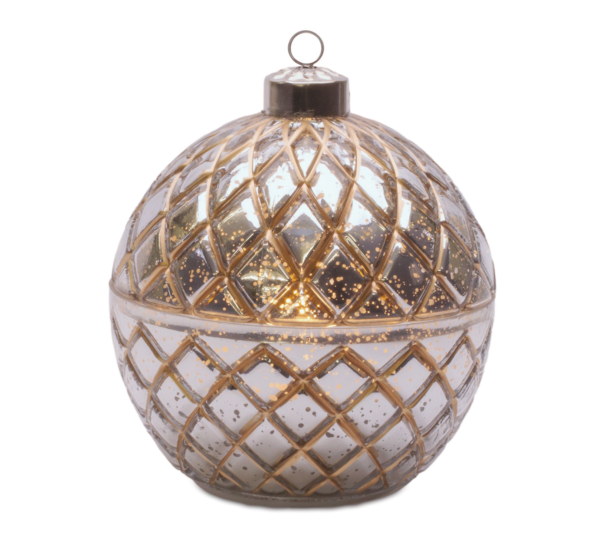 Melrose LED Candle Ornament 5.75"D