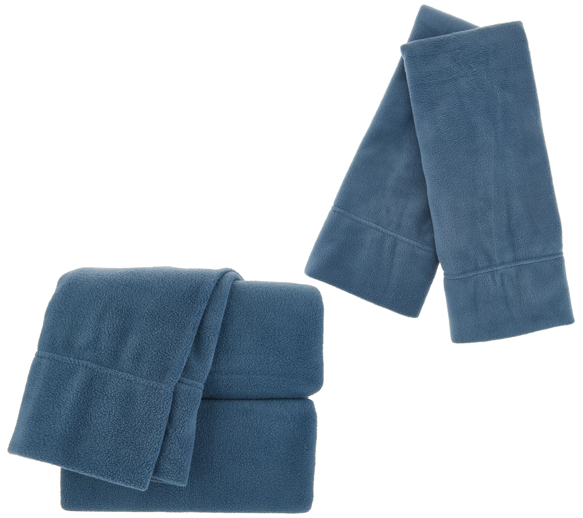 Malden Mills Polar Fleece Sheet Set with Extra Cases - Queen 