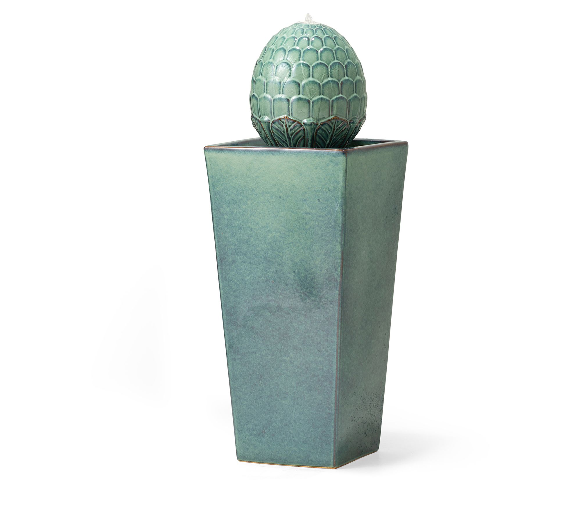 Glitzhome Artichoke Outdoor LED Lighted Water Fountain